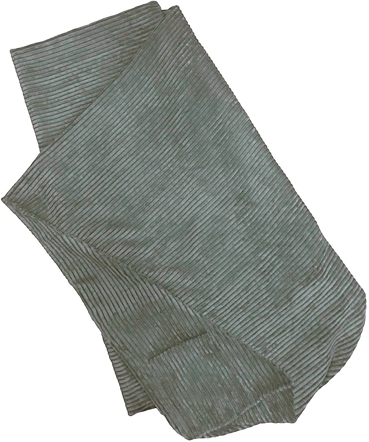 WOWMAX Corduroy Wedge Pillow Cover for Reading, Backrest, Headboard - Soft Grey Twin Size | Perfect for Bed, Sofa & Office Comfort