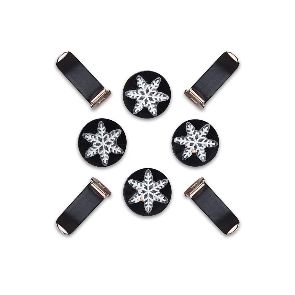MII-Factory Christmas Car Decorations - Cute Gingerbread & Snowflake Air Vent Charms for Car Interior - Perfect for Holiday Road Trips & Festive Car Decor