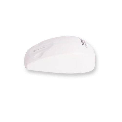Clinell Medical IP68 Waterproof Wired Silicone Mouse - White | Ergonomic Computer Mouse for Hospitals, Clinics & Healthcare Professionals | Spill-Proof Design for Sanitary Environments