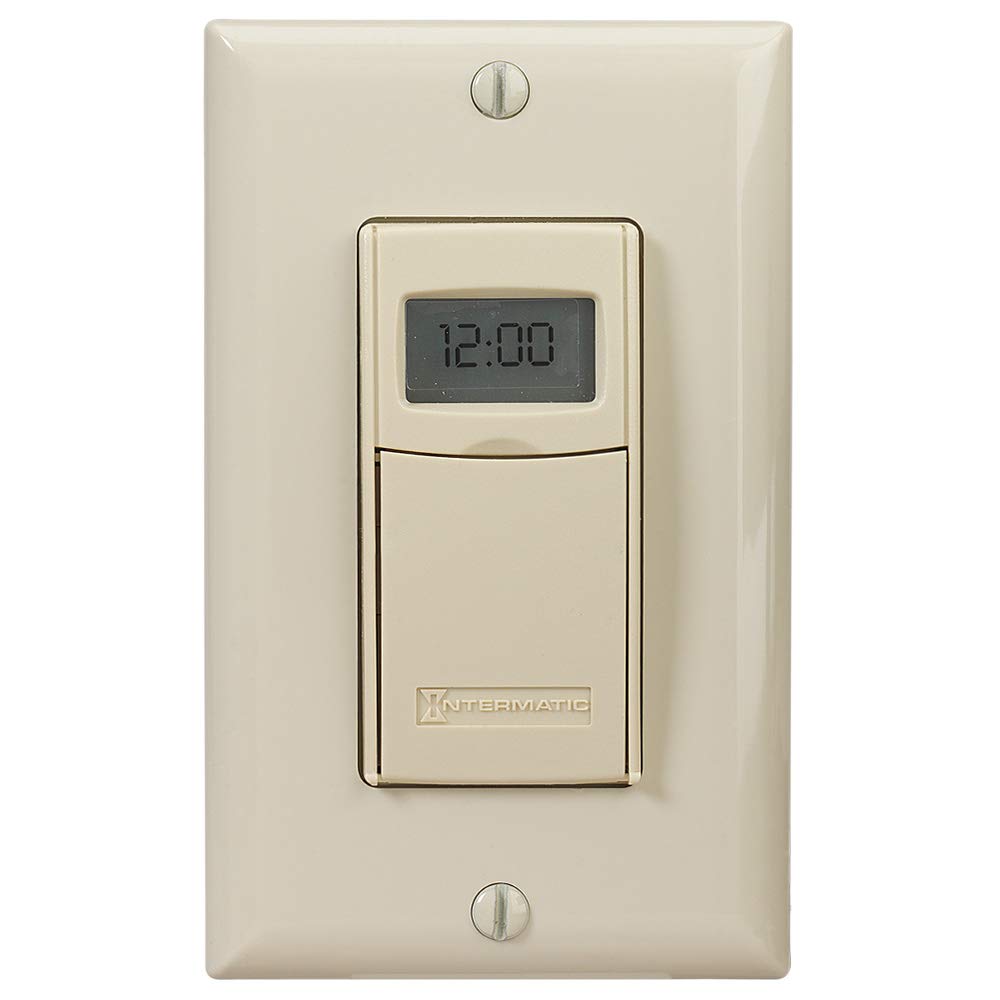 Intermatic EI400C 24-Hour Auto-Off Timer Switch - 1 Second to 24 Hour Settings, Silent Operation, Easy Installation, Ivory Finish - Perfect for Home Lights, Fans, Pumps & Appliances | Energy Saving & Security Solution for Indoor/Outdoor Use