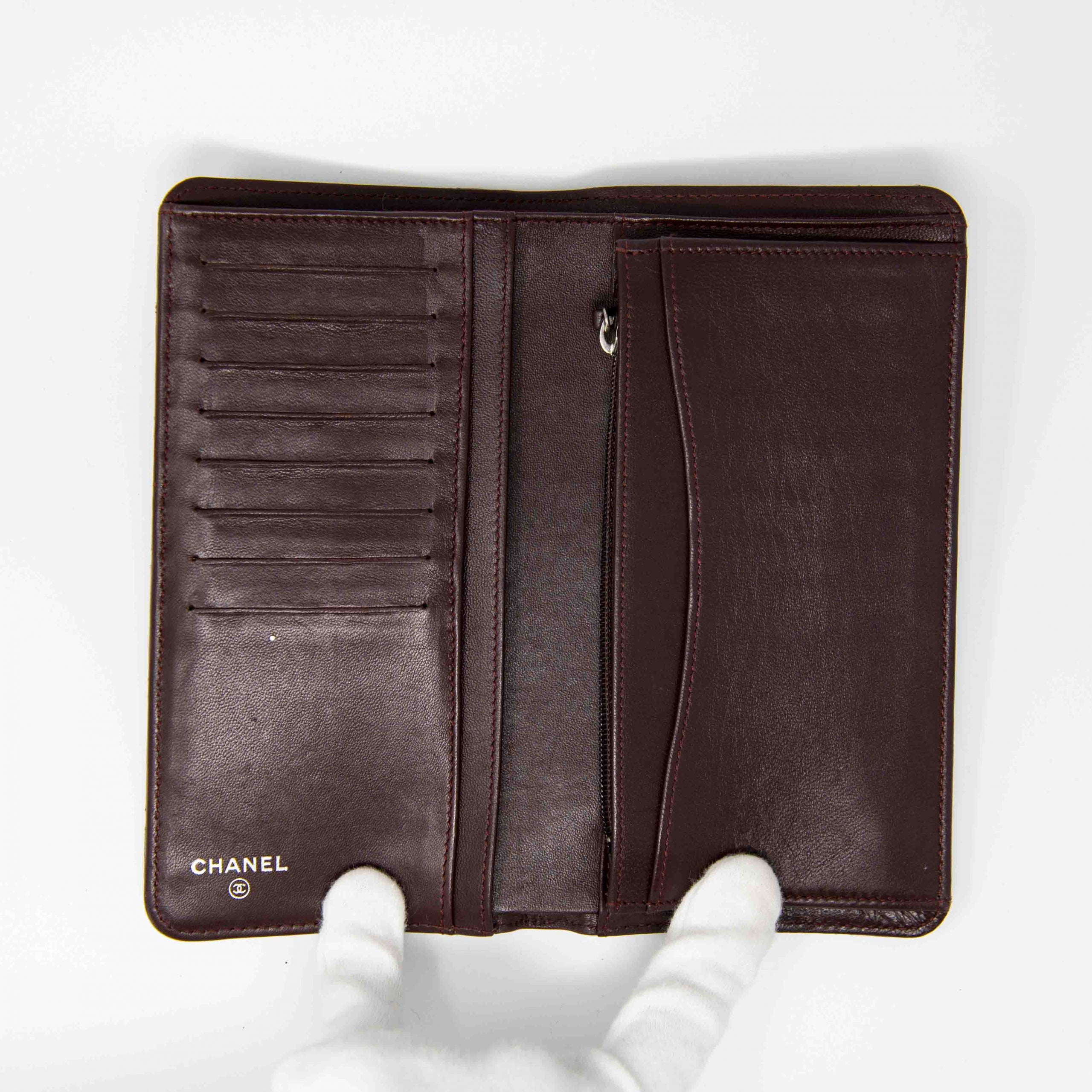 Chanel Black Lambskin Long Flap Wallet for Women - Luxury Leather Card Holder & Money Organizer - Perfect for Everyday Use, Travel, and Special Occasions