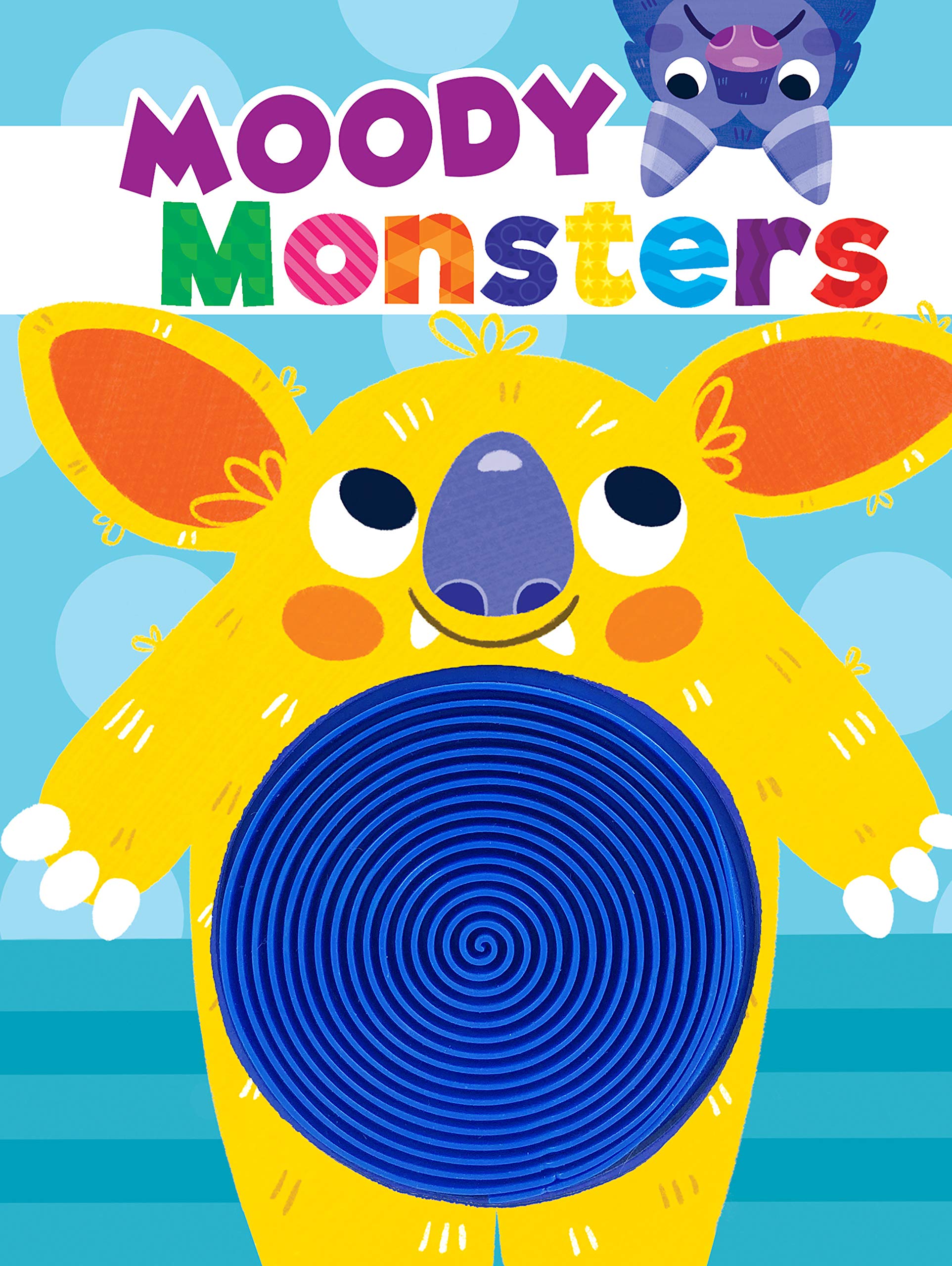 Moody Monsters - Interactive Silicone Touch and Feel Sensory Board Book for Toddlers - Early Learning & Tactile Exploration for Babies 1-3 Years Old | Perfect for Bedtime Stories & Sensory Play