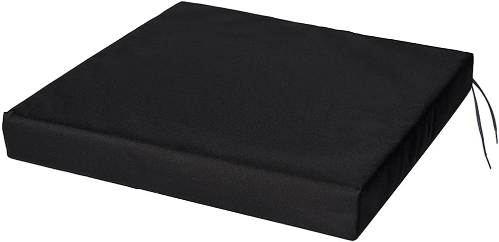 Square Stool Cushions with Ties - Non-Slip Water Repellent Chair Pads for Dining, Office, Car & Home - Breathable Portable Seat Cushion for Indoor & Outdoor Use - Perfect for Patio, Kitchen, Camping & Road Trips