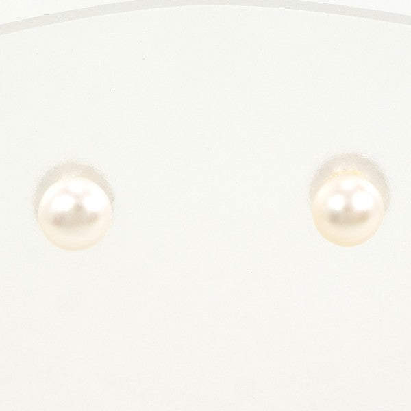 18K Yellow Gold Pearl Earrings for Women - Classic Elegant Jewelry Gift for Wedding, Anniversary & Special Occasions