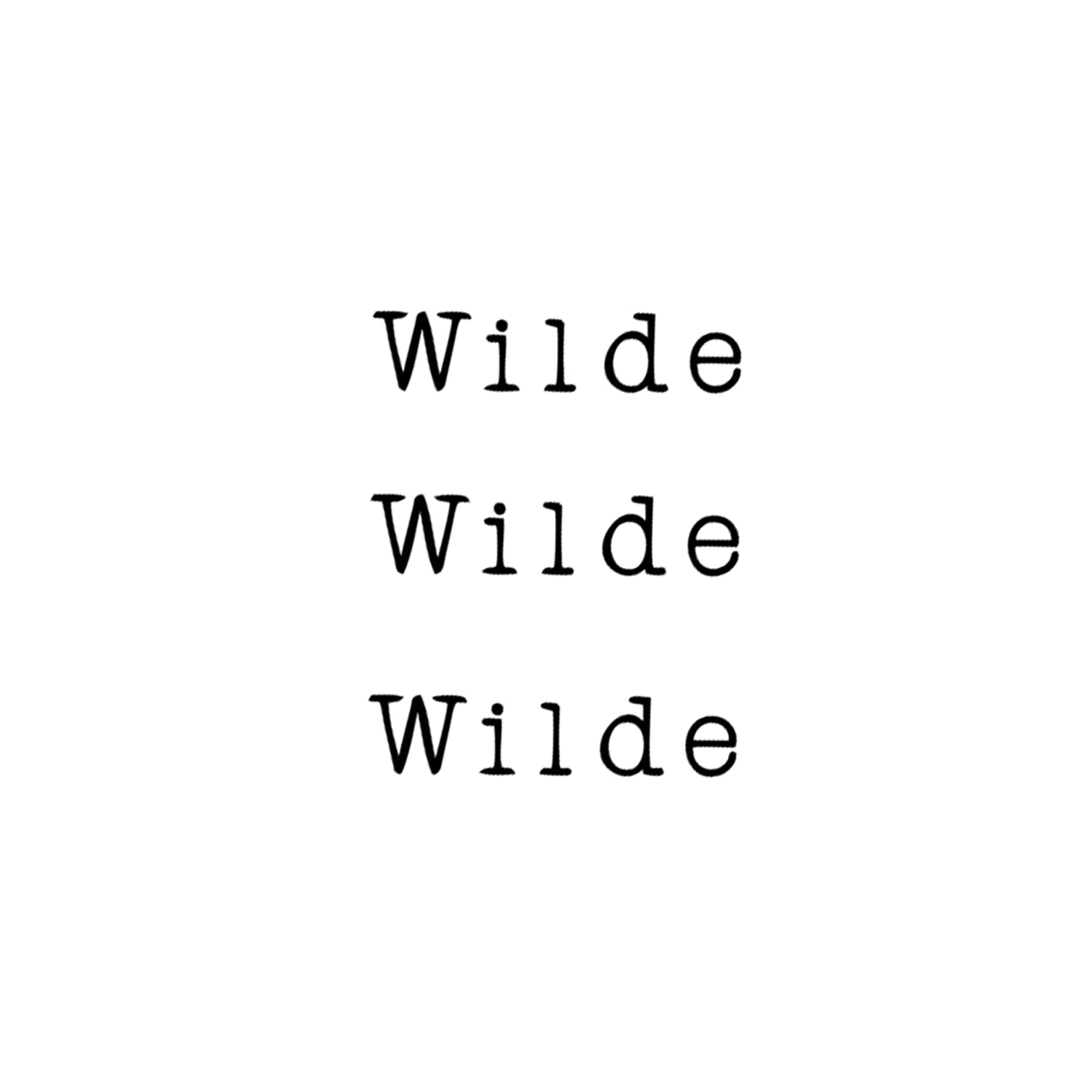 Simply Inked Wilde Temporary Tattoo - Waterproof Fake Tattoo Sticker for Women, Men, Girls & Boys - 2x2 Inch Black Design - Perfect for Parties, Halloween, Cosplay & Fashion Statements