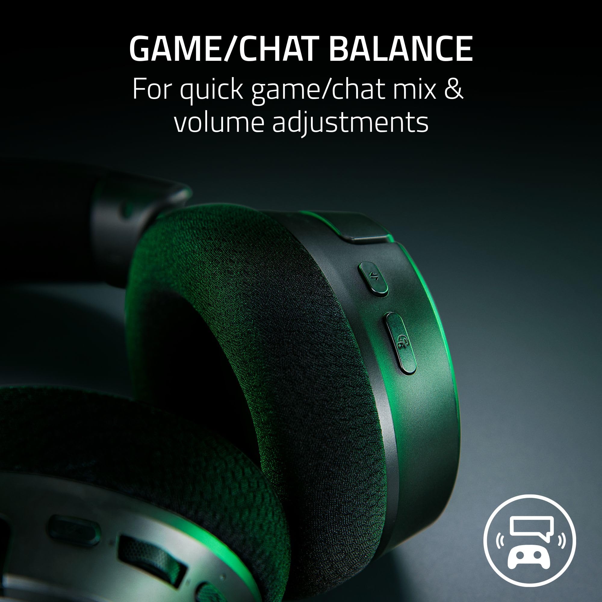 Razer Kraken V4 Wireless Gaming Headset with 2.4GHz & Bluetooth - 40mm Drivers, Super Wideband Mic, 9-Zone RGB Lighting - Compatible with PC, Mac, PS5, Switch, Steam Deck, Smartphones - Black (Renewed) - Perfect for Competitive Gaming & Streaming