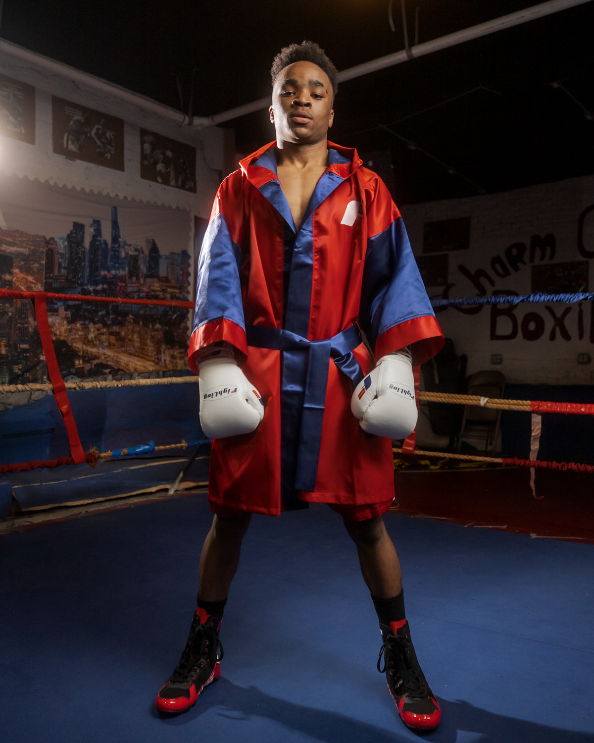 Premium Full-Length Fighting Robe for Martial Arts Training - Comfortable & Durable Karate Uniform for Men & Women - Perfect for Taekwondo, Kung Fu, and MMA Practice