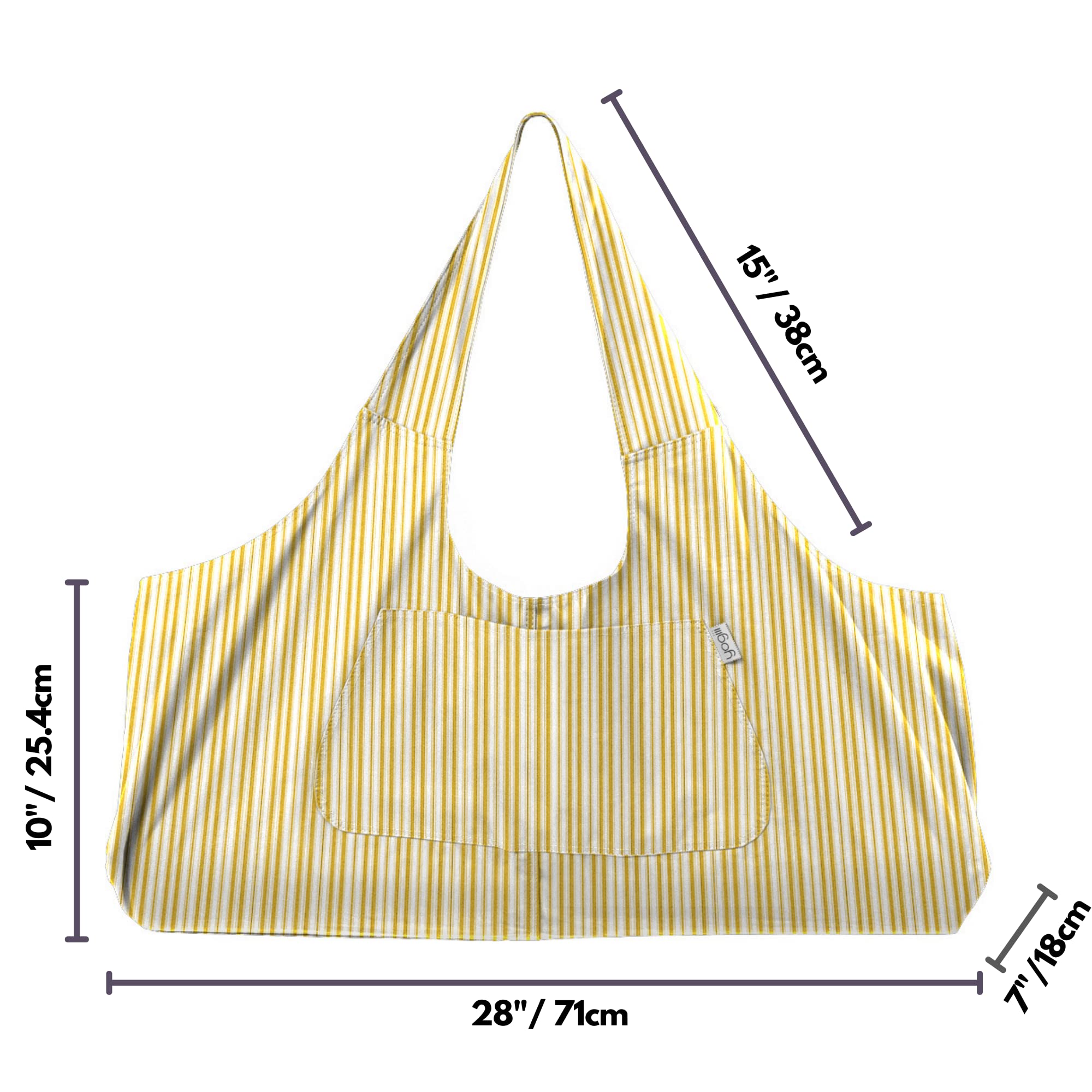 Yogiii Yoga Mat Bag with Side Pocket - Fits Most Mats for Gym & Travel