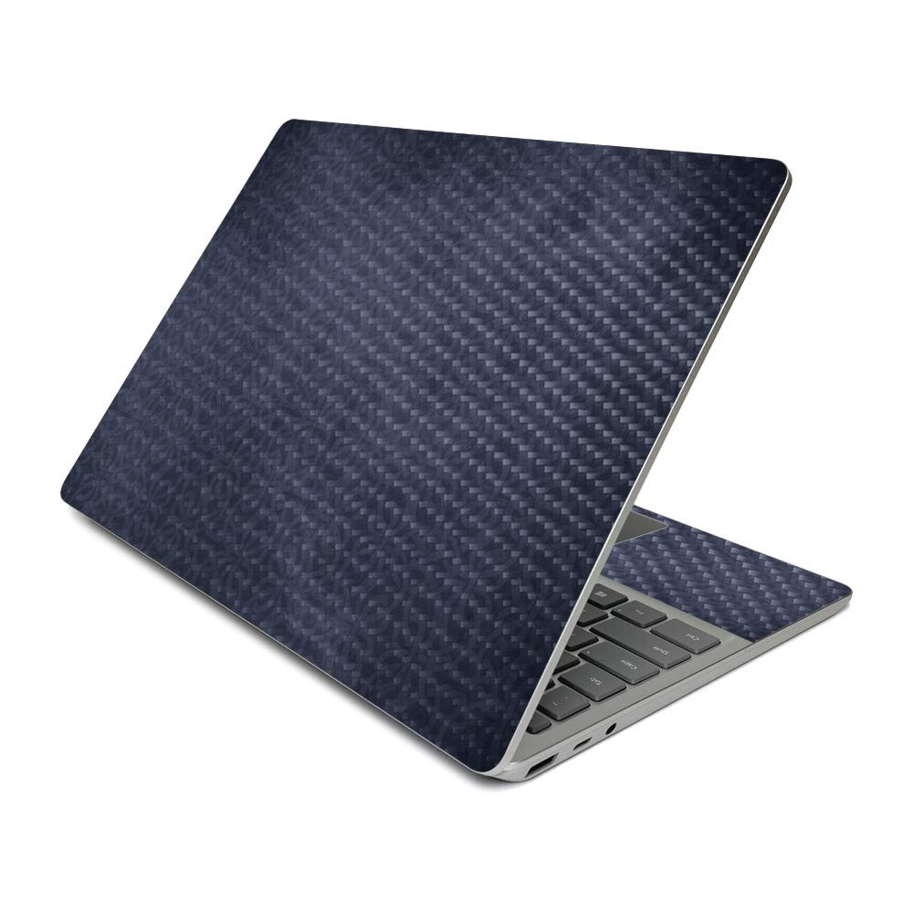 Premium Carbon Fiber Skin for Surface Laptop Go (2020) - Charcoal Lattice Design | Protective & Durable Textured Cover | Easy Installation | Made in USA | Perfect for Work, Travel & School Protection