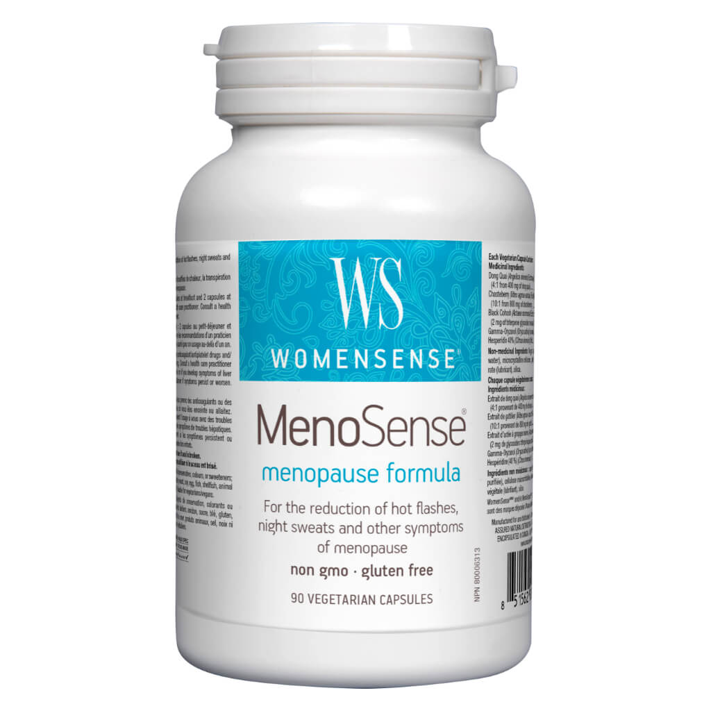 Menosense - Natural Menopause Relief Supplement for Women | Hot Flash & Night Sweat Support | Hormone Balance & Mood Enhancer | Perfect for Daily Wellness & Active Lifestyle