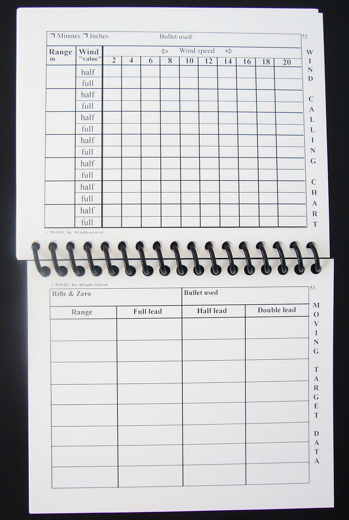 ITC Marksmanship Data Book 5 - Sniper Shooting Log & Sportsman Target Tracker | Precision Shooting Practice, Hunting & Long-Range Competition Use