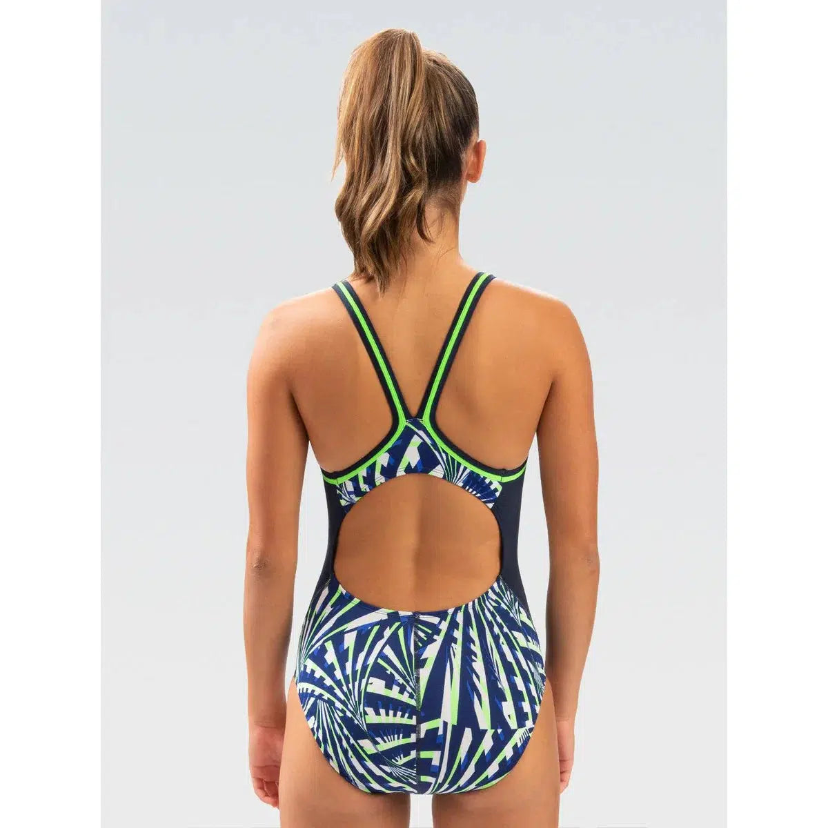 Lewisville Wave Dolfin Reliance Color Block DBX Back - Premium Swimwear for Women, Comfortable & Stylish One-Piece Bathing Suit - Perfect for Beach, Pool & Summer Vacations
