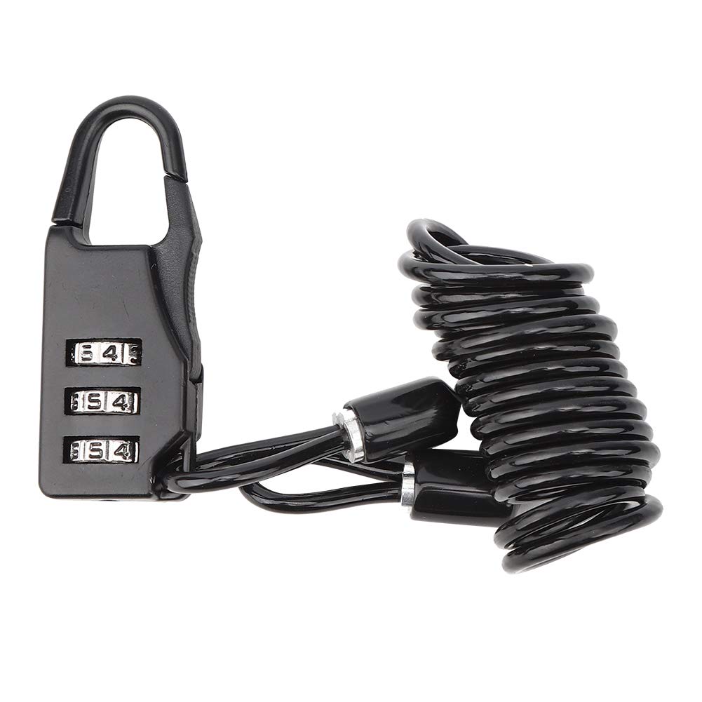 3-Digit Bike Password Lock - Secure Mountain Bike Helmet & Office/Home Use - Durable Bicycle Security Lock for Commuting & Outdoor Activities