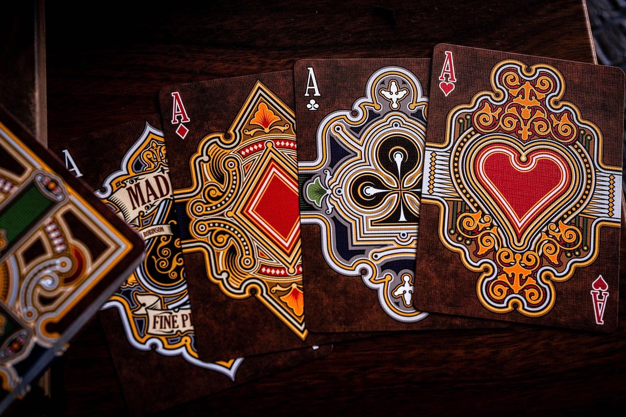 Premium Gold Maduro Playing Cards - 2nd Edition | Luxury Poker & Card Games for Parties, Magic Tricks & Collectors