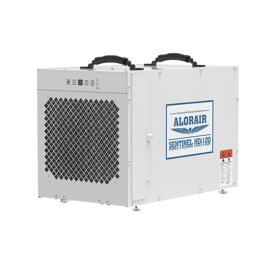 AlorAir Sentinel HDi120 120-Pint Crawl Space Dehumidifier with Built-in Condensate Pump - Ideal for Basements, Cellars, and Damp Areas - Prevents Mold & Moisture Damage