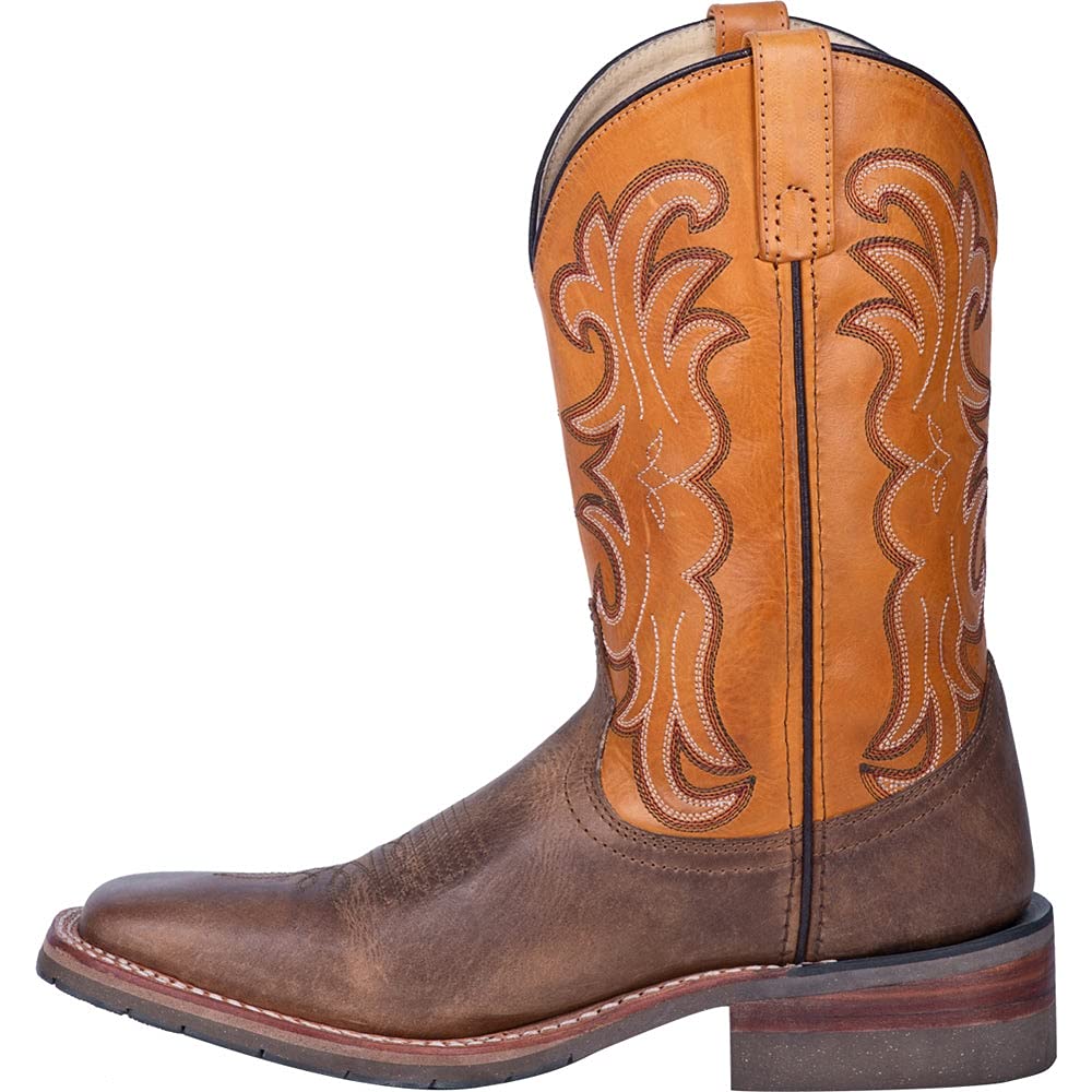 Dan Post Men's Ferrier Western Boots - Genuine Leather Cowboy Boots for Men - Comfortable & Durable Riding Boots - Perfect for Ranch Work, Rodeo & Country Fashion