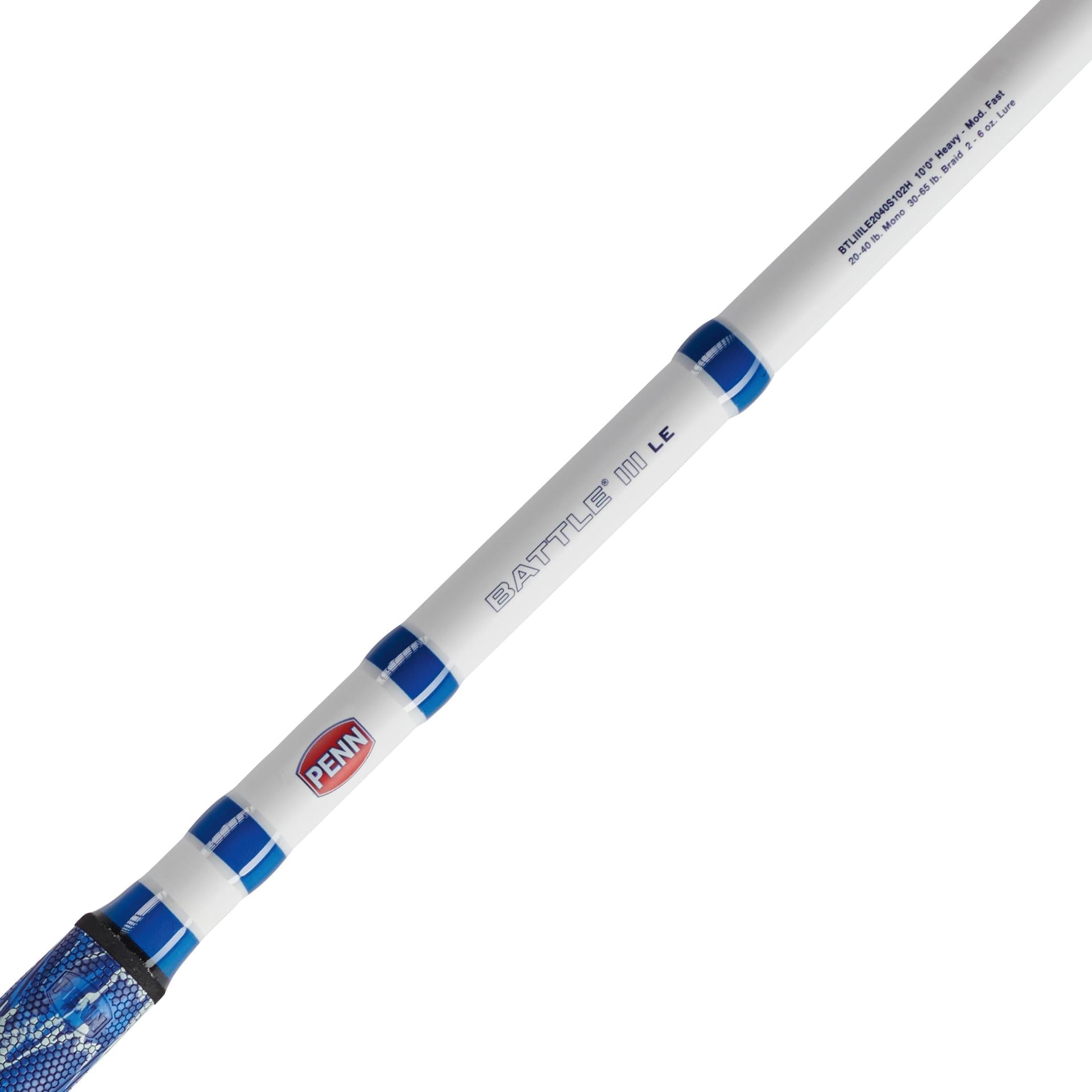 Battle® III LE Spinning Rod and Reel Combo - Premium Fishing Gear for Freshwater and Saltwater Anglers - Perfect for Bass, Trout, and Inshore Fishing Adventures