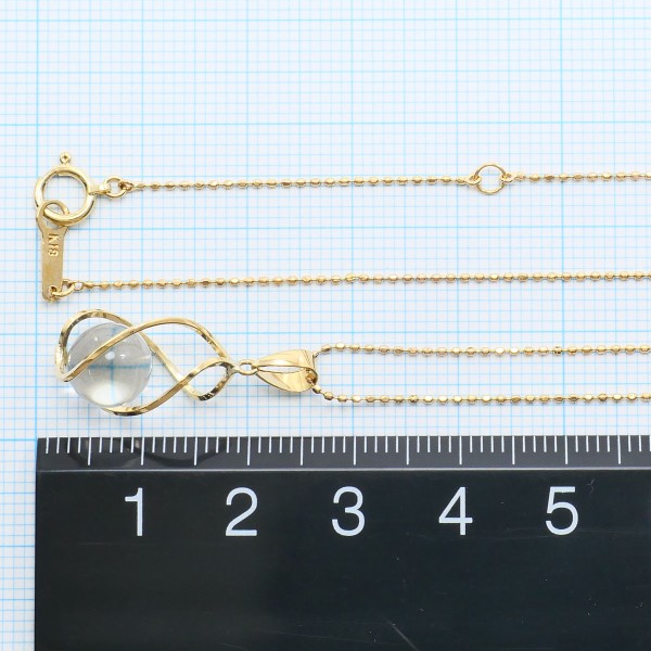 18K Yellow Gold Quartz Necklace for Women - Elegant & Durable Jewelry Gift for Birthday, Anniversary & Special Occasions