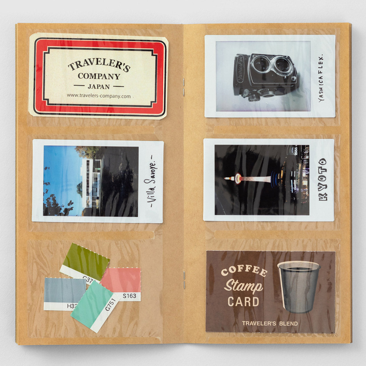 Travelers Notebook Card File Insert - Organize Business Cards, Notes & Receipts - Perfect for Travelers, Journaling & Office Use