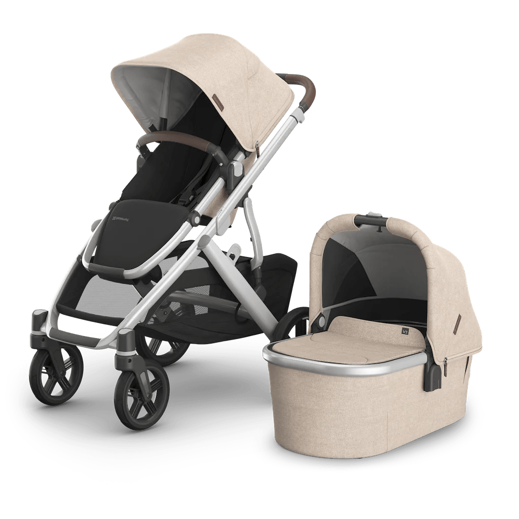 UPPAbaby Vista V3 Stroller and Bassinet Complete Set - Lightweight Travel System with Adjustable Handle, Large Storage Basket | Perfect for Newborns, Toddlers & Everyday Use
