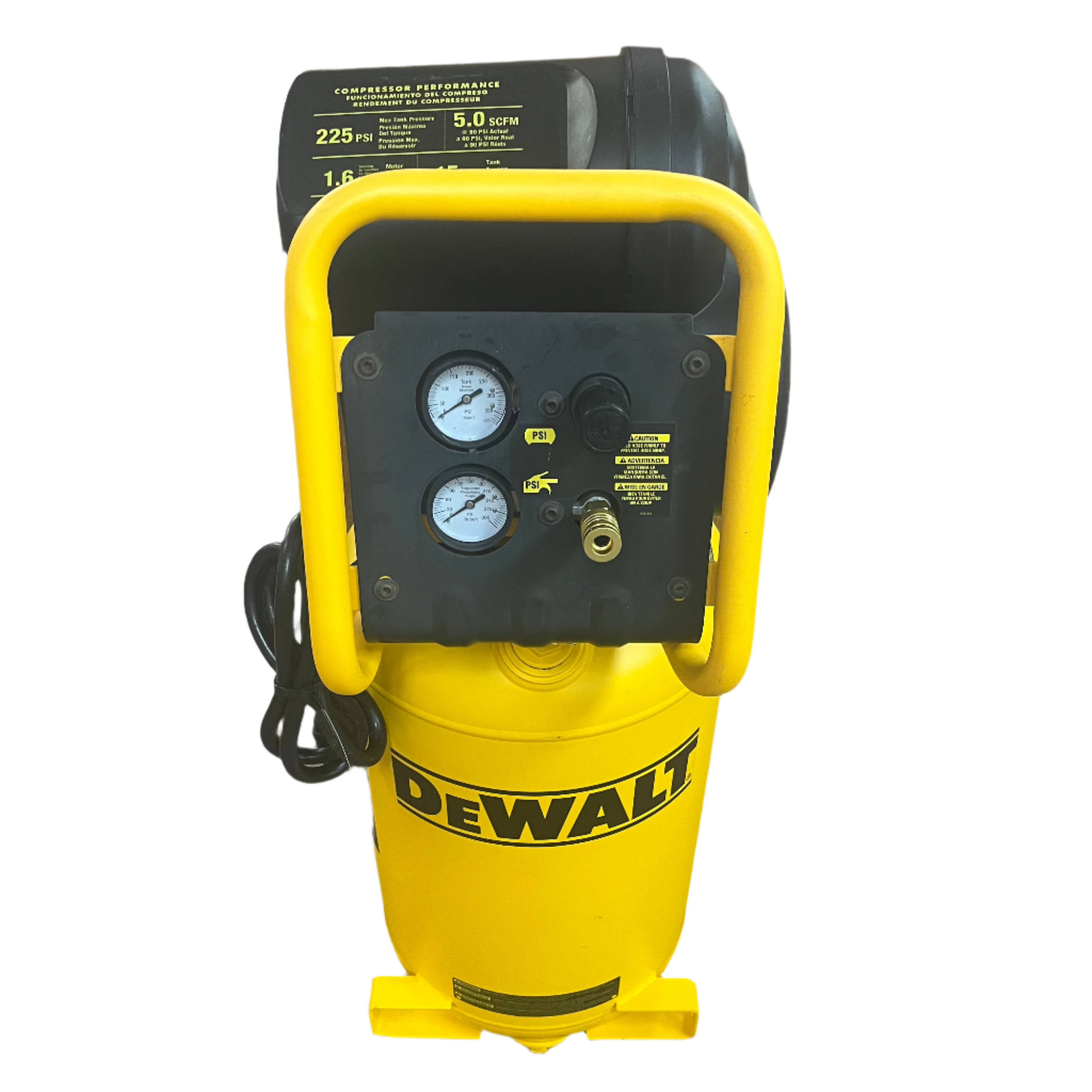 DEWALT D55168 Portable Air Compressor – 200 PSI, 15 Gallon, Oil-Free – Perfect for Home Garage, Construction Sites & DIY Projects