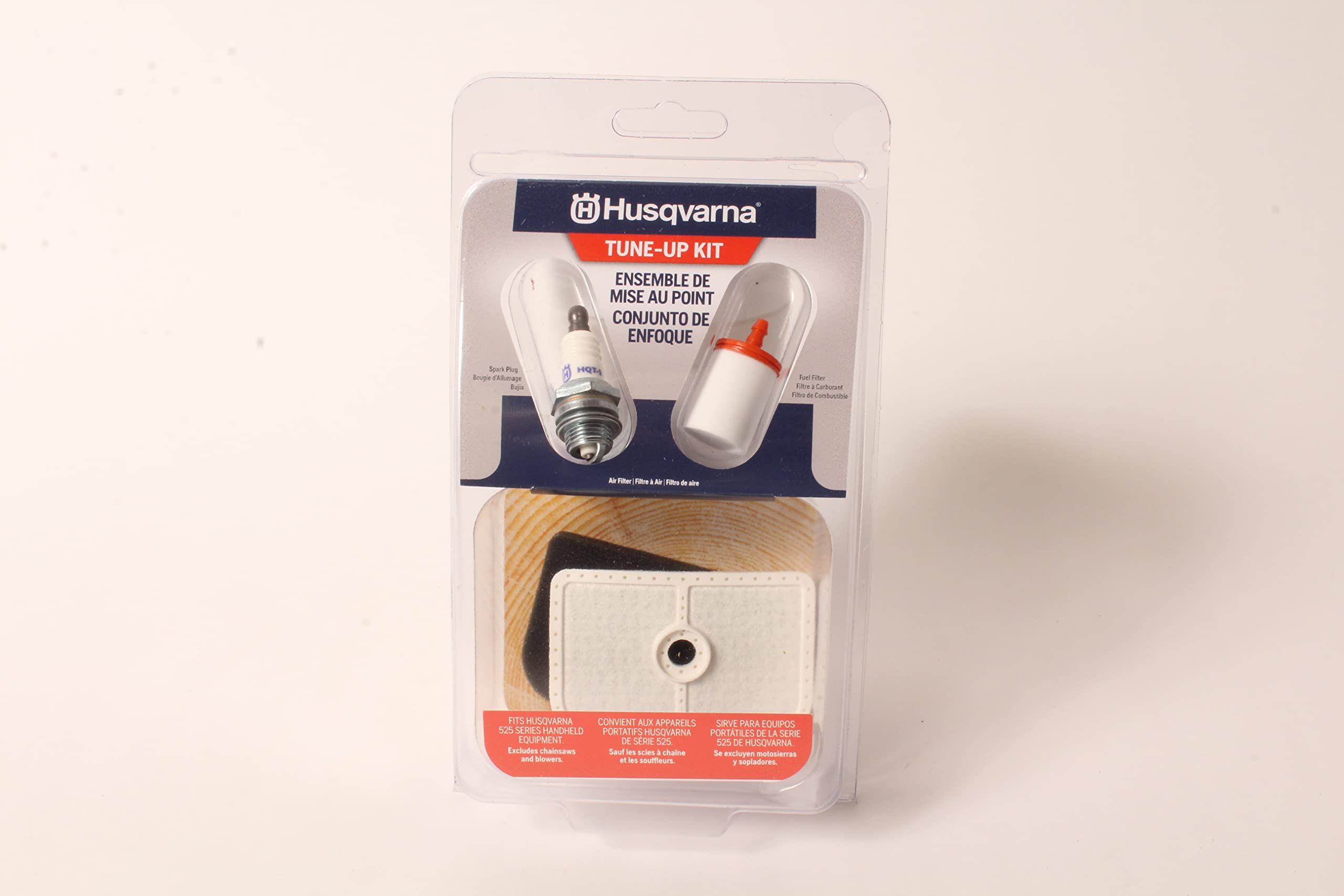 Husqvarna 599334001 Tune Up Kit - Fuel Filter, Air Filter & Spark Plug for 525 Series - Perfect for Lawn Mower & Outdoor Power Equipment Maintenance