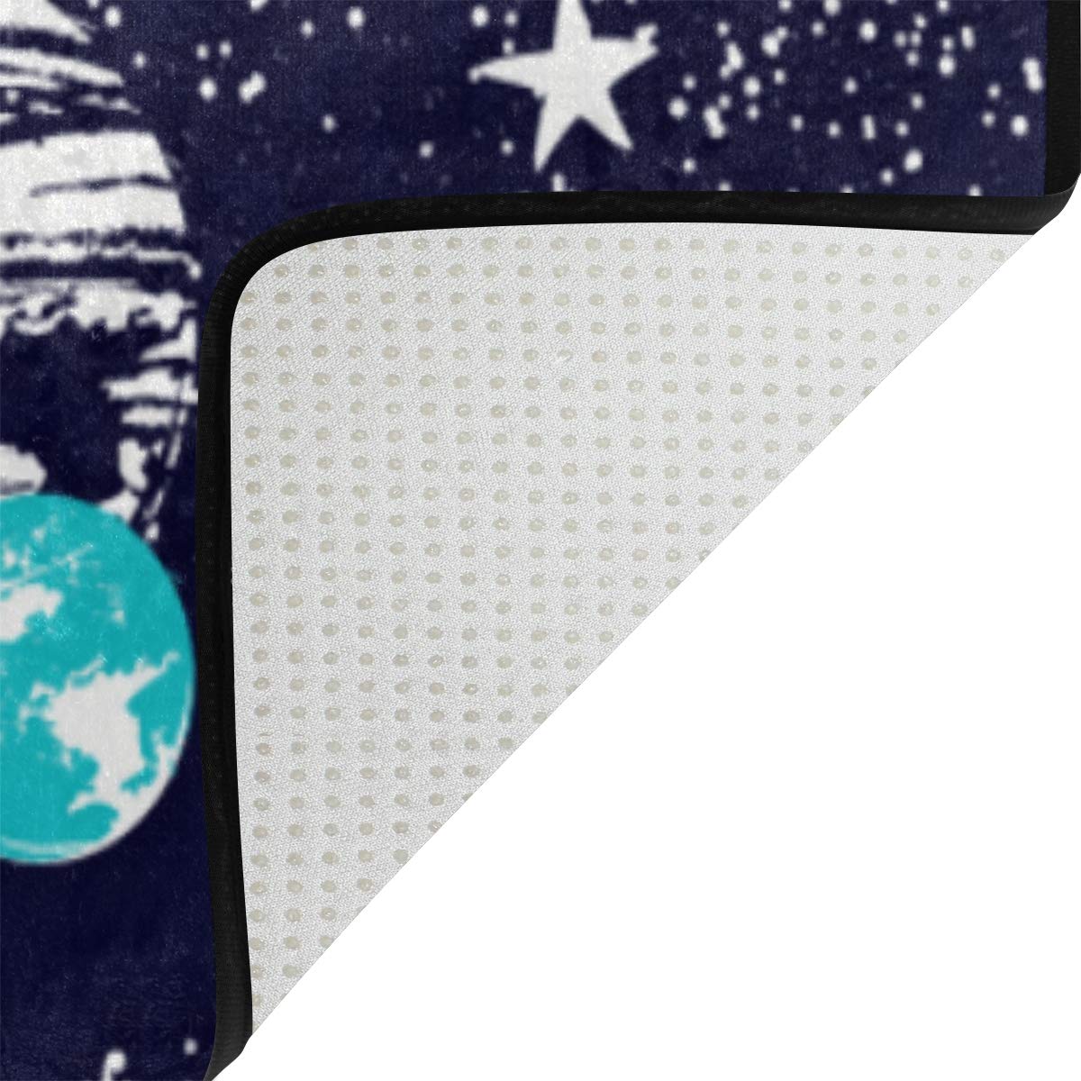 Vantaso Soft Foam Play Mat - Non-Slip Galaxy Space Stars Design for Kids Room, Nursery & Living Room - 72x48 Inch Foam Rug - Perfect for Playtime, Learning & Floor Protection