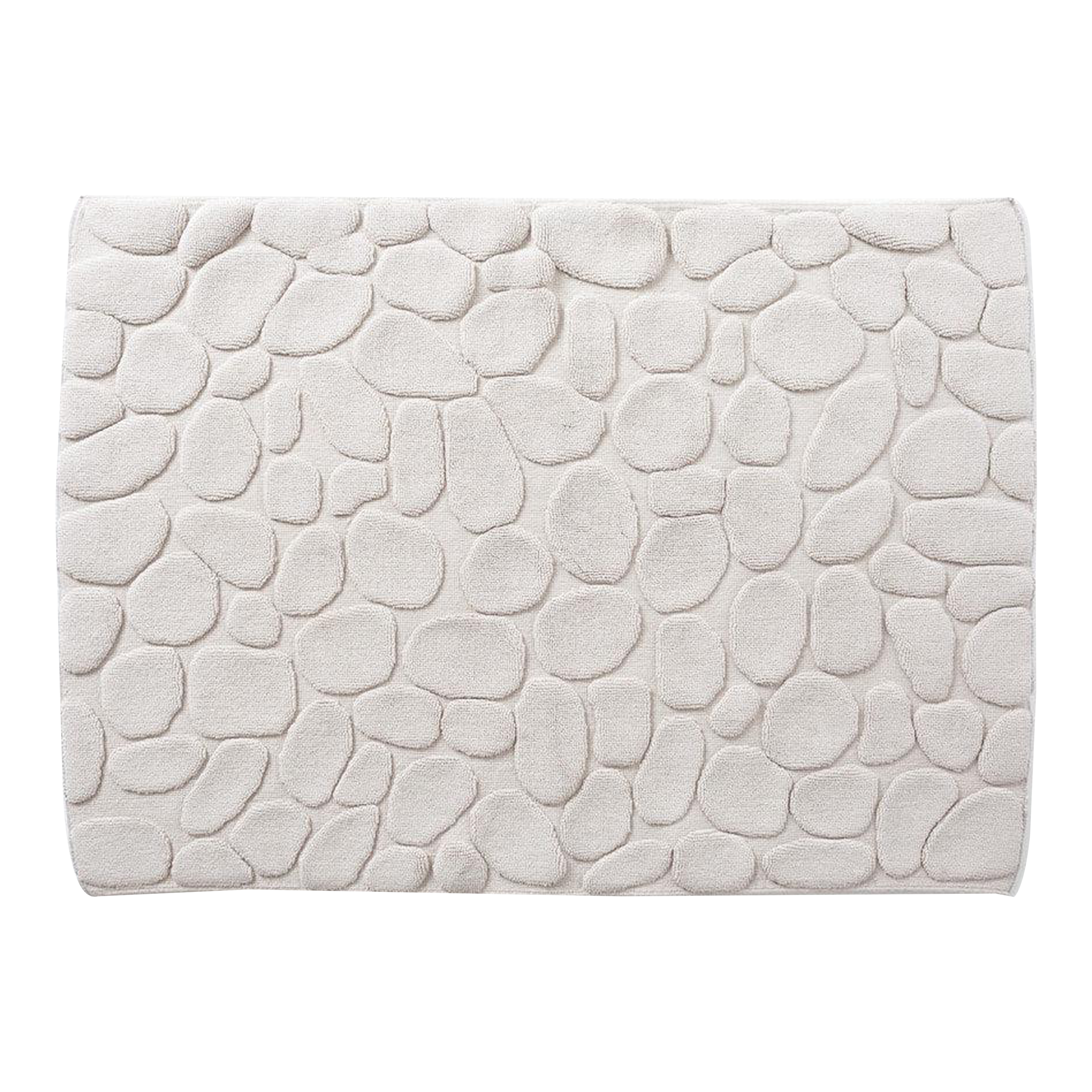 Non-Slip Pebble Bath Mat for Shower & Bathtub - Natural Stone Texture, Quick-Dry & Comfortable - Perfect for Bathroom Safety and Spa-Like Relaxation