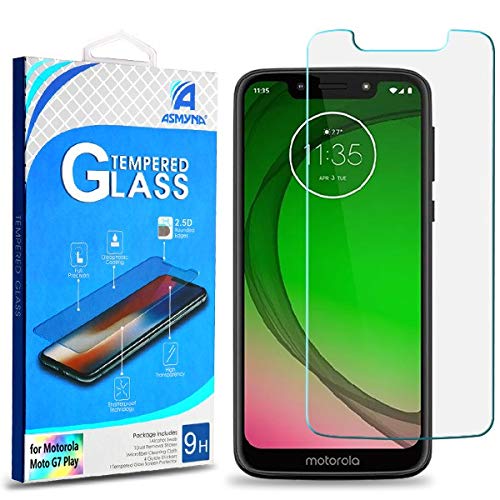 Asmyna Tempered Glass for Moto G7 Play - 2.5D Edge Protection for Daily Use
