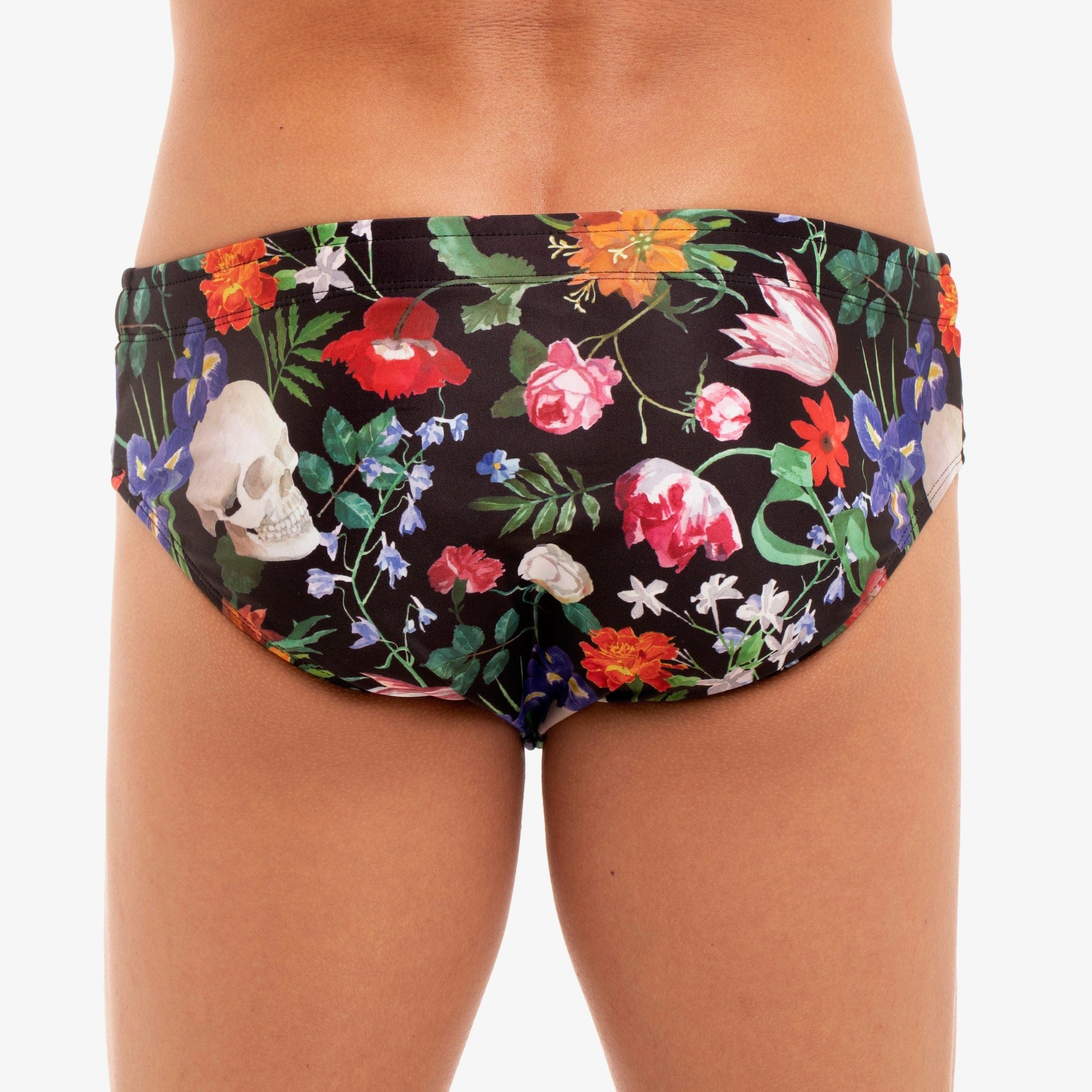 Dutch Floral Swim Brief - Men's Stylish Swimwear for Beach & Pool - Comfortable & Quick-Drying Swim Trunks for Summer Vacation & Water Sports