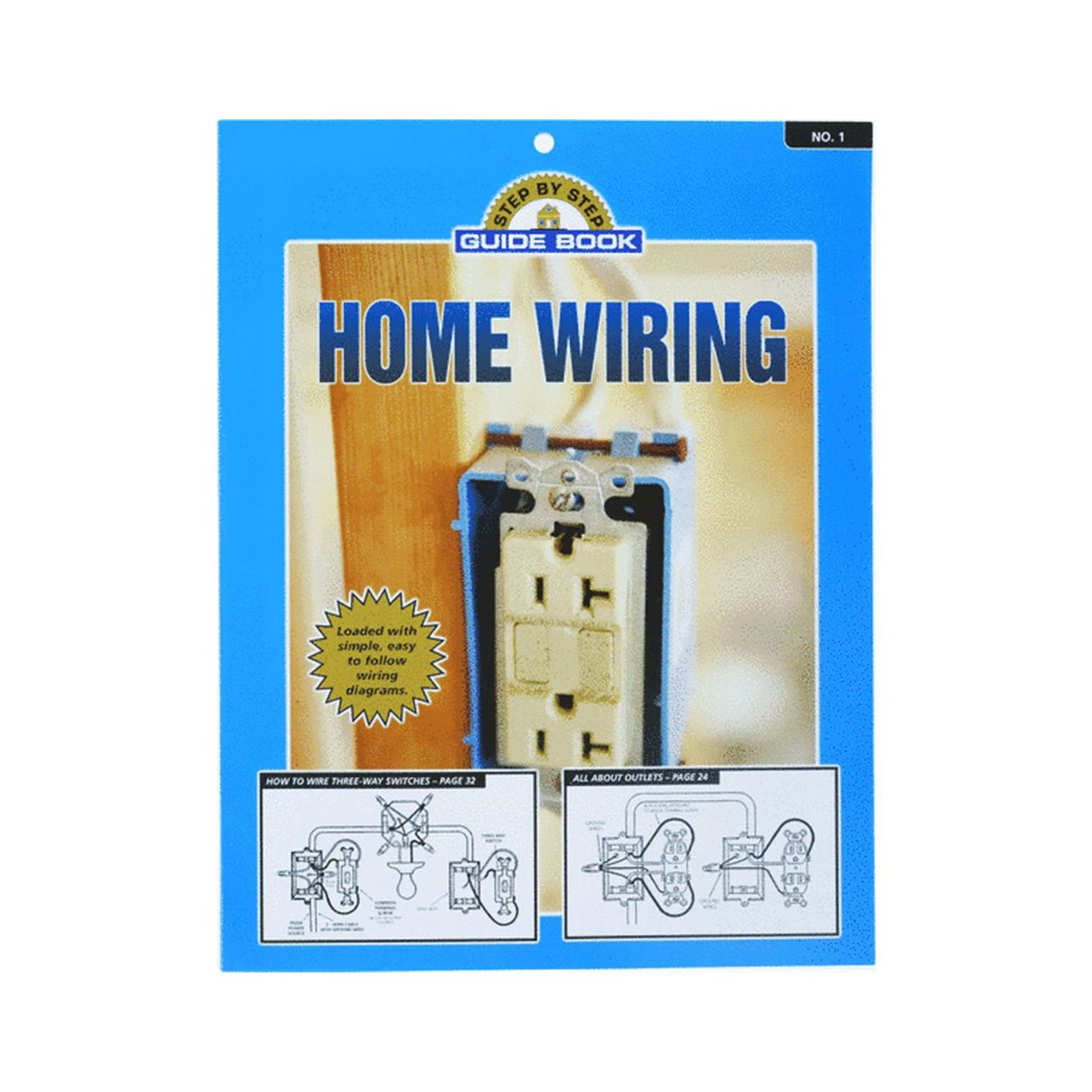 Step-by-Step Guide Book: Home Wiring Manual for Beginners - Wirebound Notebook (No.1) - Perfect for DIY Electrical Projects & Home Improvement