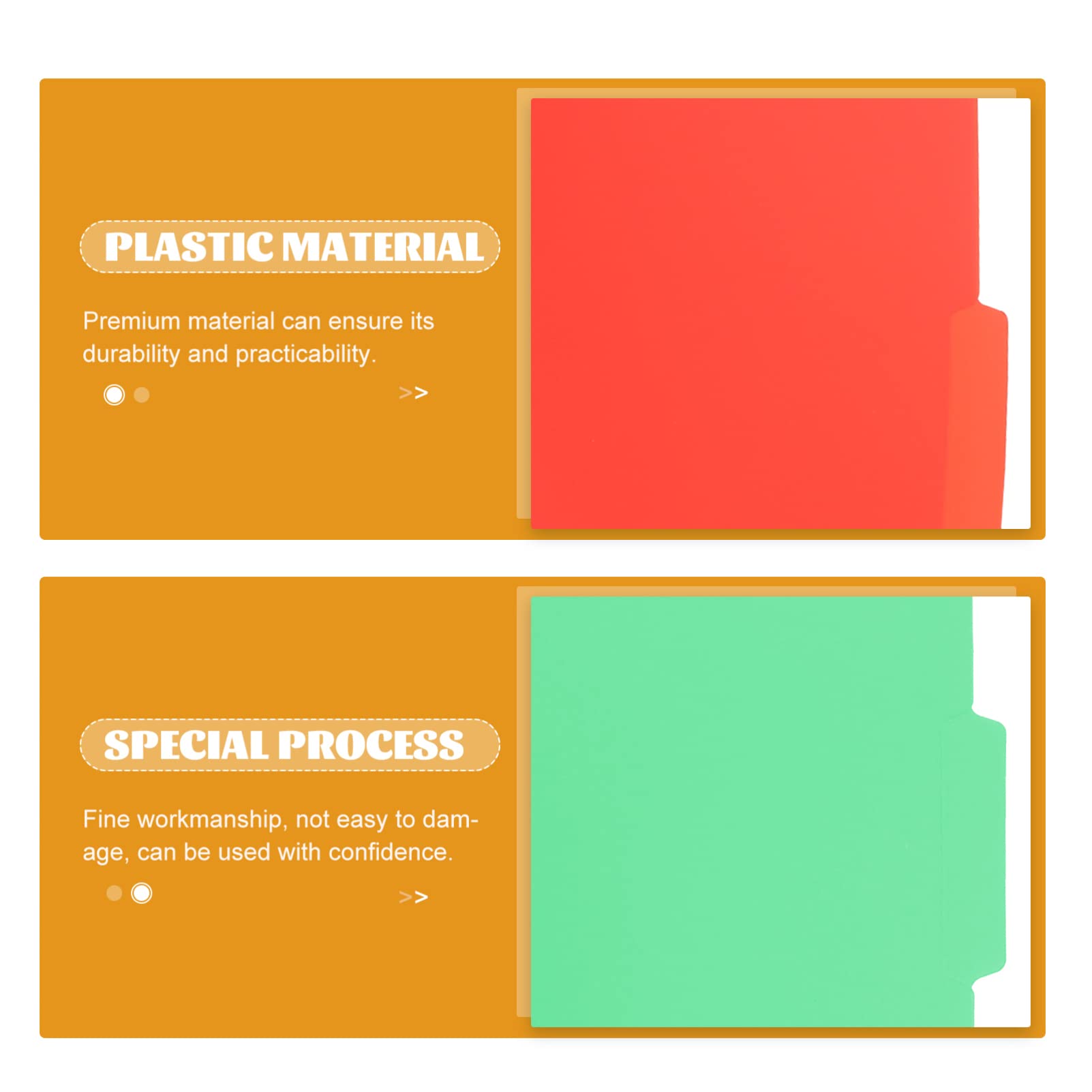 6-Pack A4 Plastic Expanding File Folders - Colorful Pocket Document Organizer for Office & School Supplies | Perfect for Teachers, Students & Office Organization