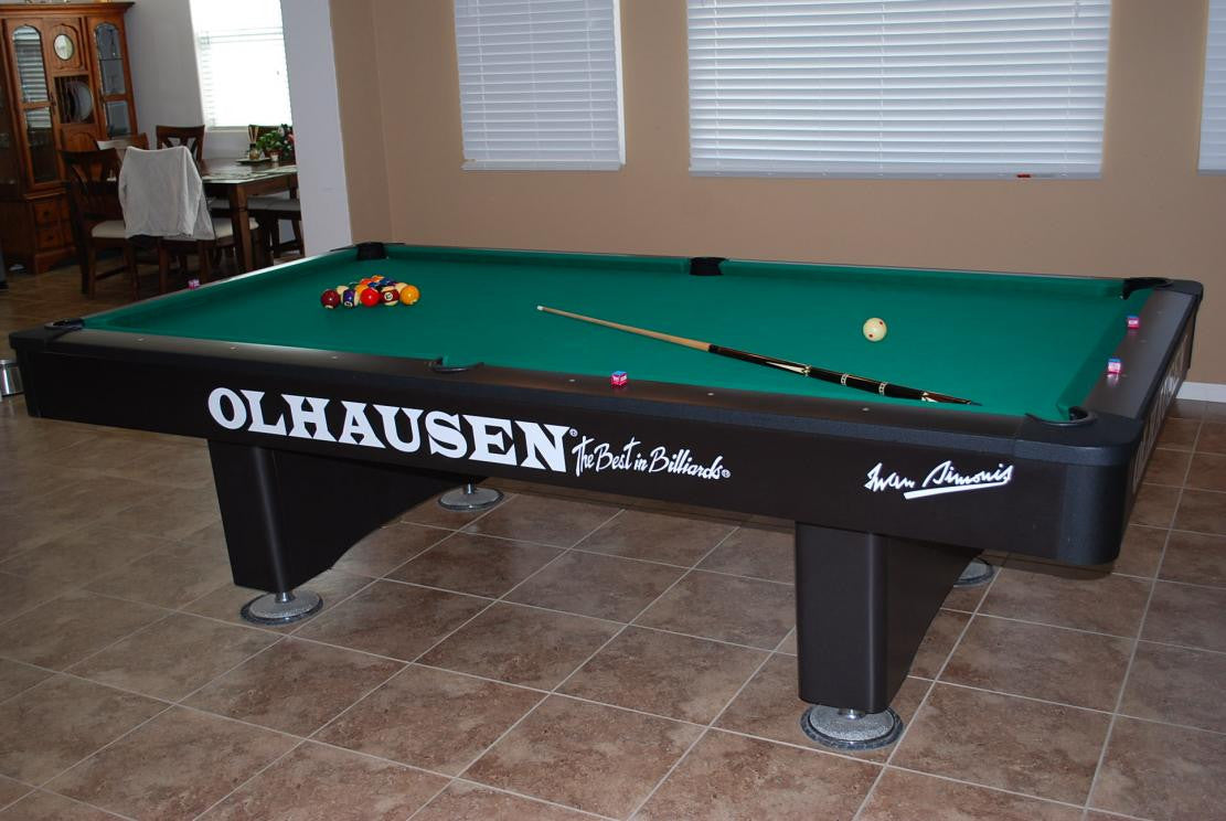 Olhausen Grand Champion Pool Table - Professional 8ft Billiard Table for Home Game Room & Bar - Perfect for Family Fun, Parties & Competitive Play