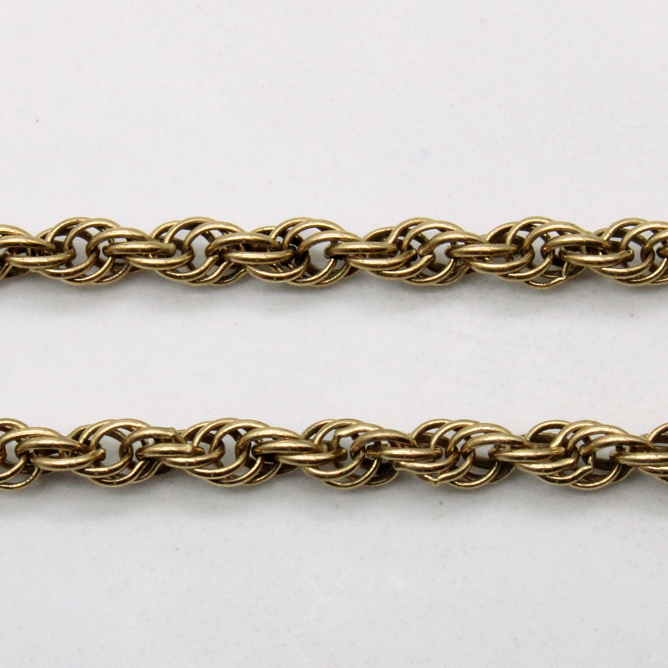10K Yellow Gold Rope Chain Necklace 18 Inches - Elegant Jewelry for Women & Men, Perfect for Everyday Wear, Gifts & Special Occasions