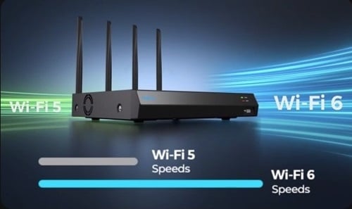 NVS12W 12-Channel WiFi6 Network Video Recorder with 2TB HDD - 4K Security Camera System for Home & Business Surveillance