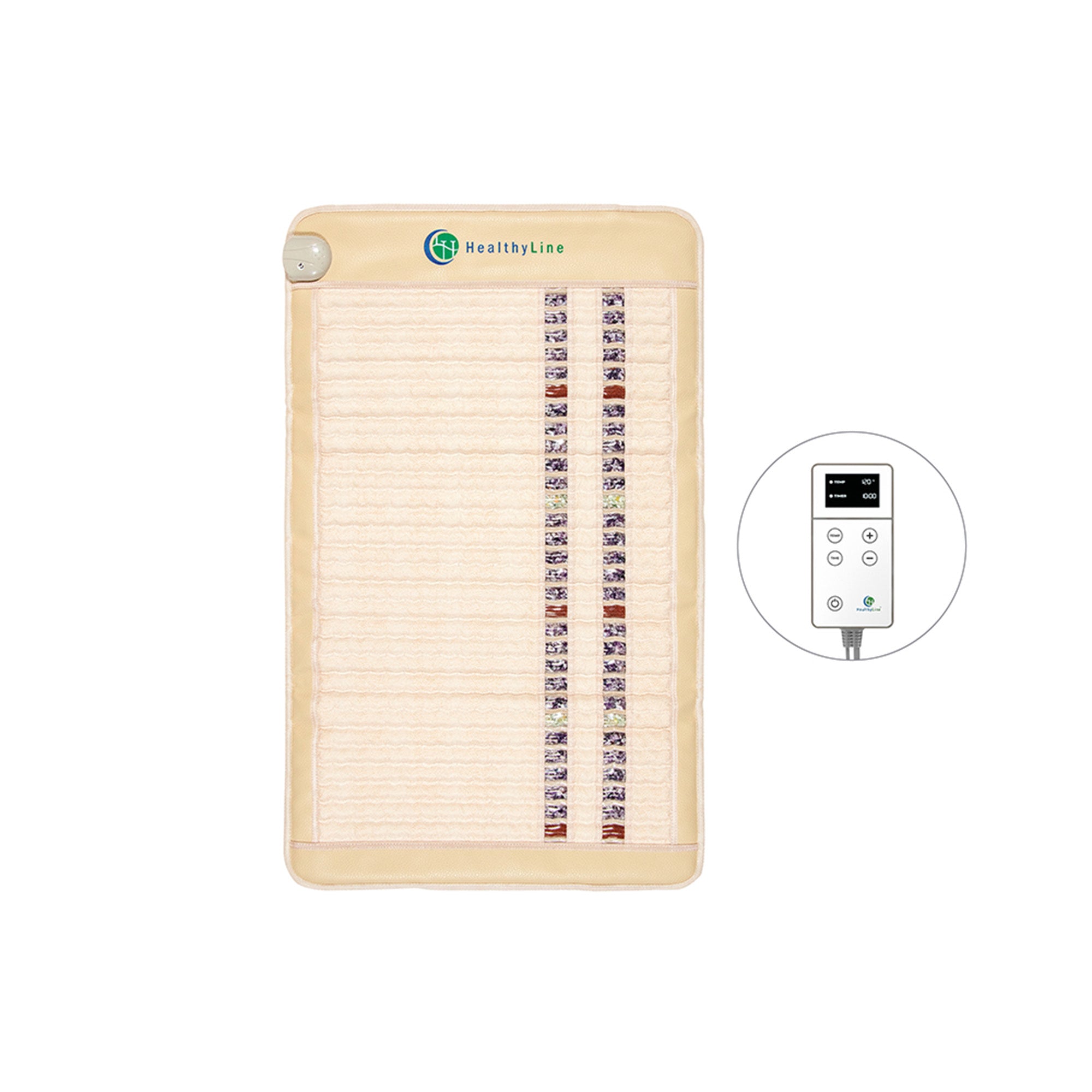 HealthyLine SOFT Mat Medium 4024 InfraMat Pro - Far Infrared Heating Pad for Pain Relief, Muscle Relaxation & Detox - Perfect for Home Therapy, Yoga & Wellness