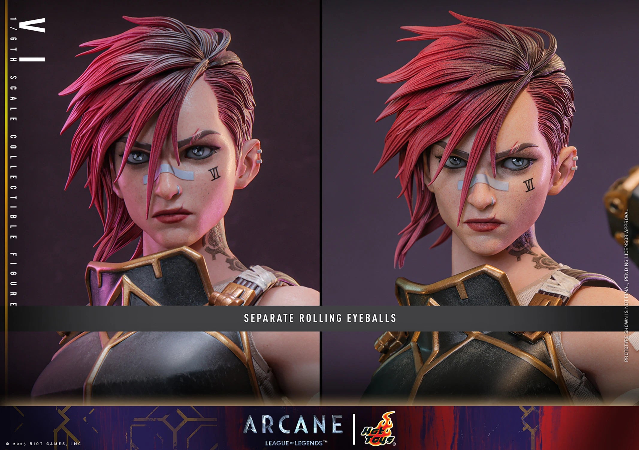 Hot Toys TMS138 League of Legends Arcane VI 1/6 Scale Collectible Action Figure - Perfect for Display, Gifts & Gaming Enthusiasts