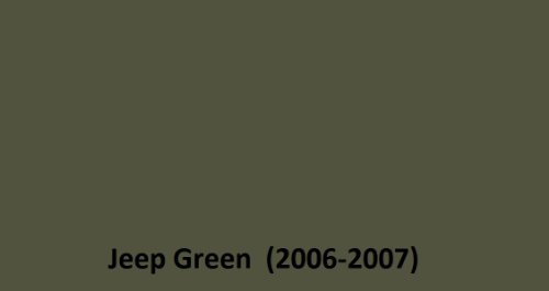 Jeep Green - (06-07)