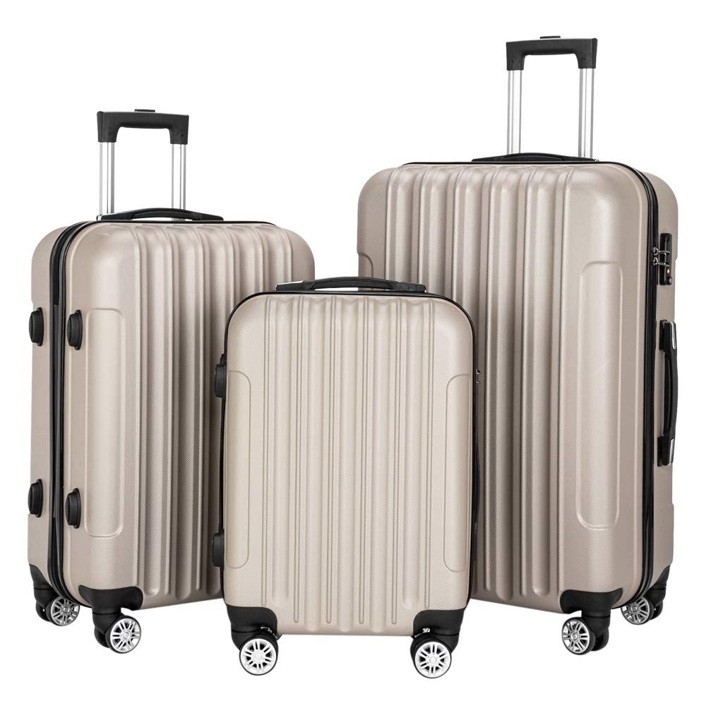 HomVent 3-Piece Spinner Luggage Set with TSA Lock - 20