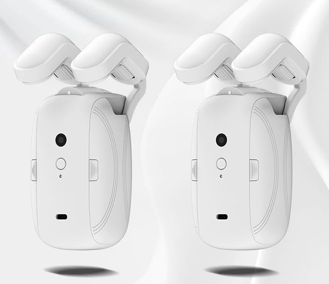 Smart Automatic Curtain Opener - 2 Pack Electric Curtain Motor with WiFi/App Control, Alexa & Google Assistant Compatible for Roman Rod & U/T-Shaped Tracks - Perfect for Smart Homes, Bedrooms & Living Rooms