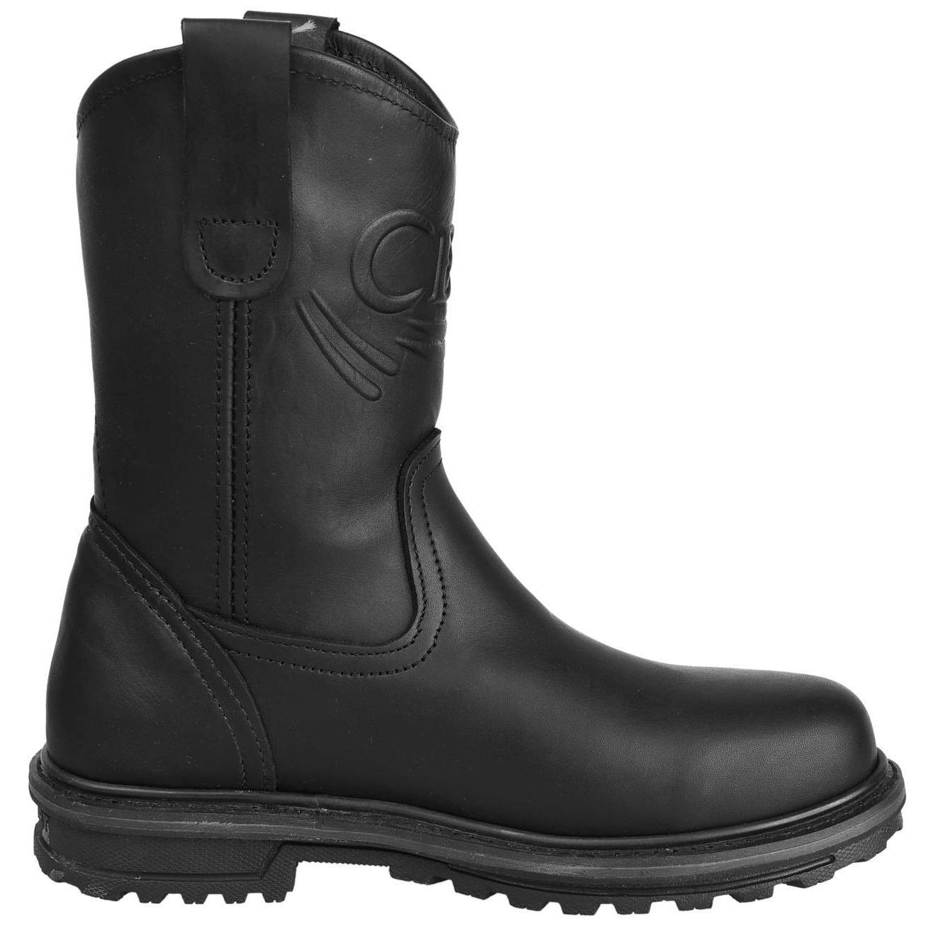 CEBU Men's 10 Inch Tractor Work Boots - Steel Toe, Waterproof & Slip Resistant for Construction, Farming & Outdoor Work