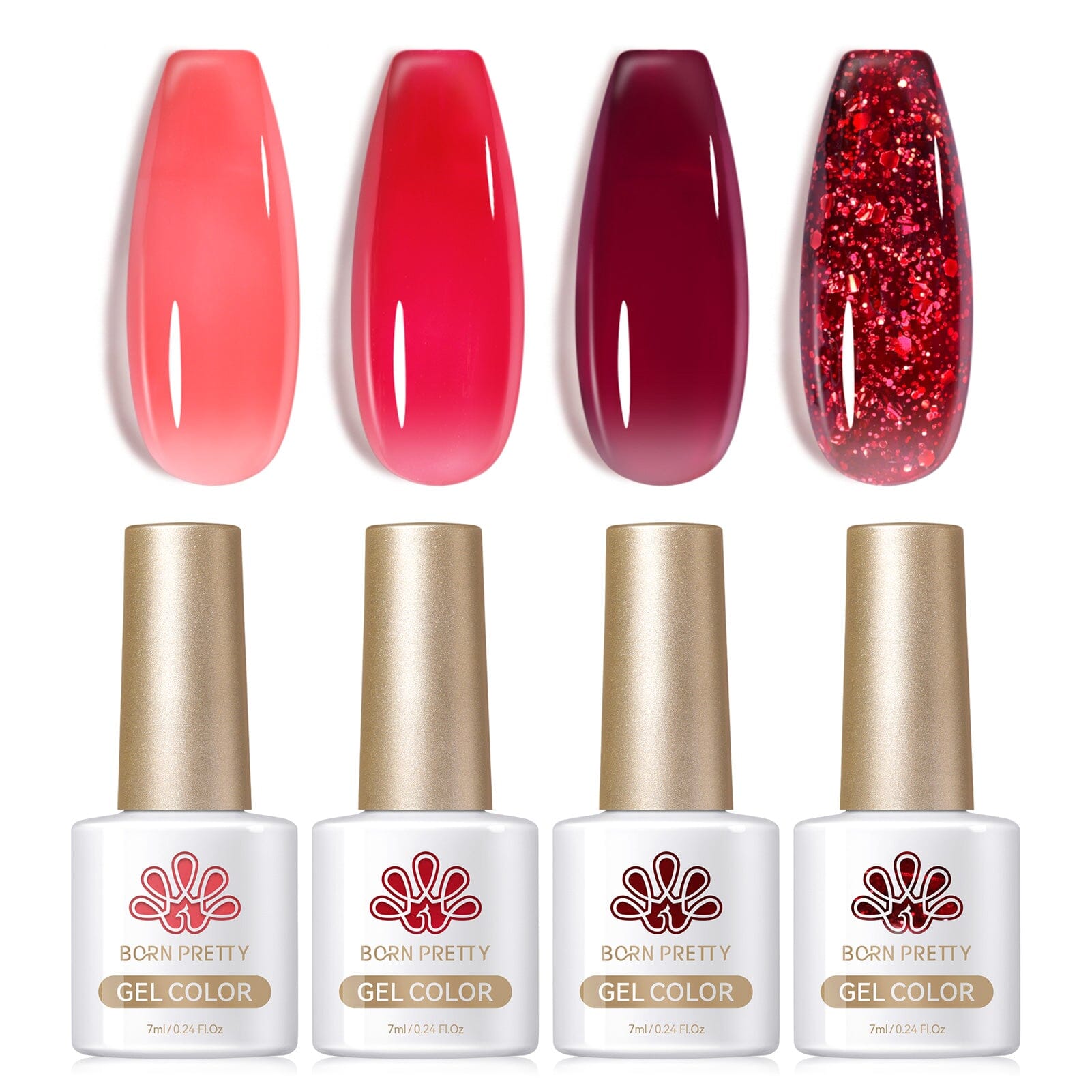 Milky Jelly Gel Polish Ruby Regalia #02 7ml - Long Lasting Nail Polish for Salon Quality Manicures at Home | Perfect for Weddings, Parties & Special Occasions