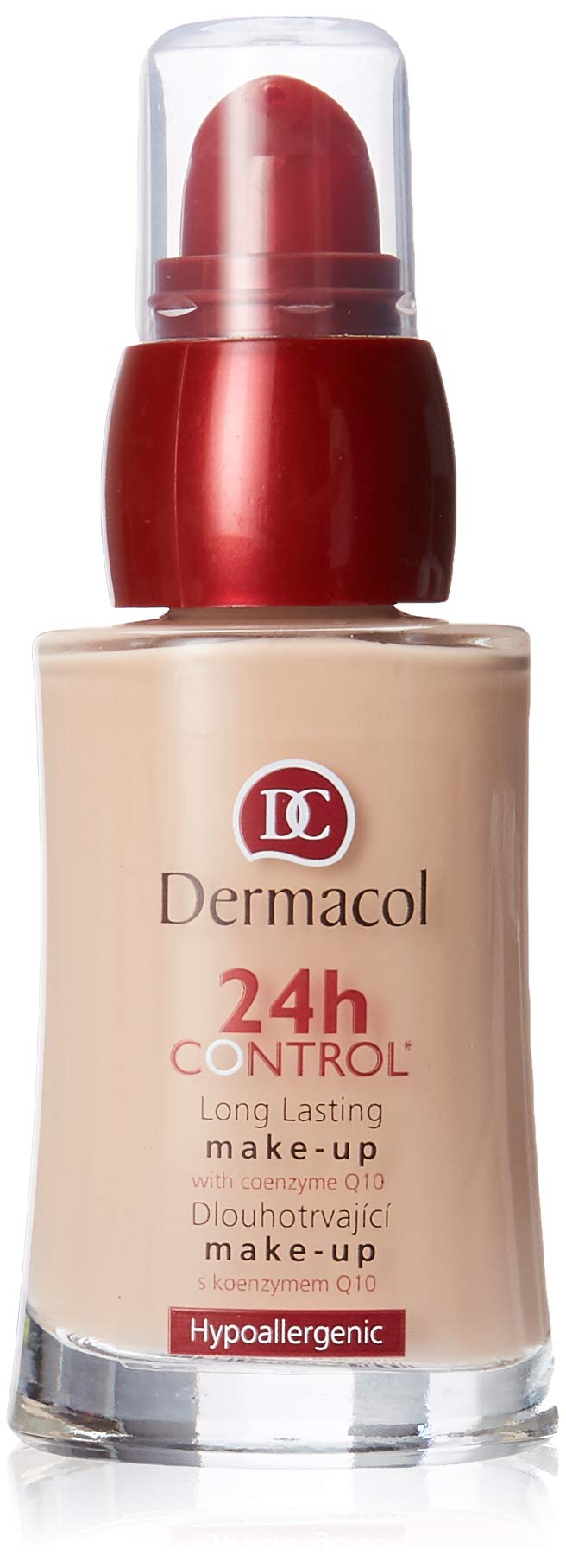 Dermacol 24H Control Long Lasting Makeup Foundation - No.0 Lightest Shade, Full Coverage, Waterproof & Transfer-Proof for All-Day Wear | Perfect for Wedding, Photography & Special Events
