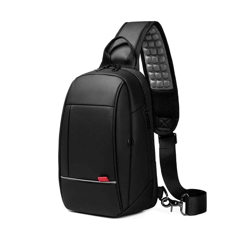 Men's Shoulder Bag - Multifunctional Chest Messenger Backpack with Large Capacity for Travel, Work & Daily Use | Durable Casual Crossbody Bag for Commuting, Hiking & Outdoor Activities