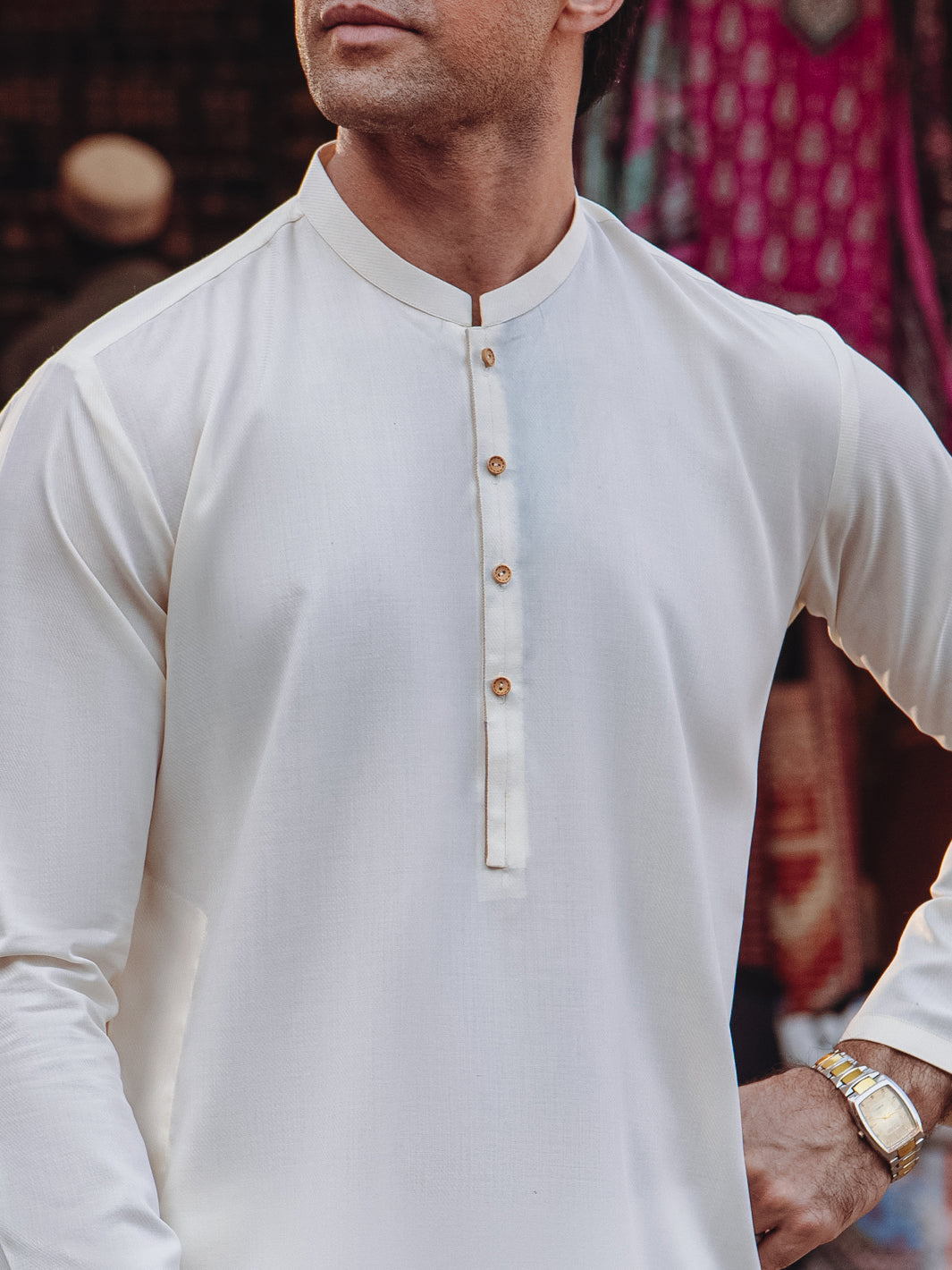 Elegant Blended Off White Kurta for Women - Stylish Indian Traditional Dress for Festivals, Weddings & Casual Wear | Almirah Collection