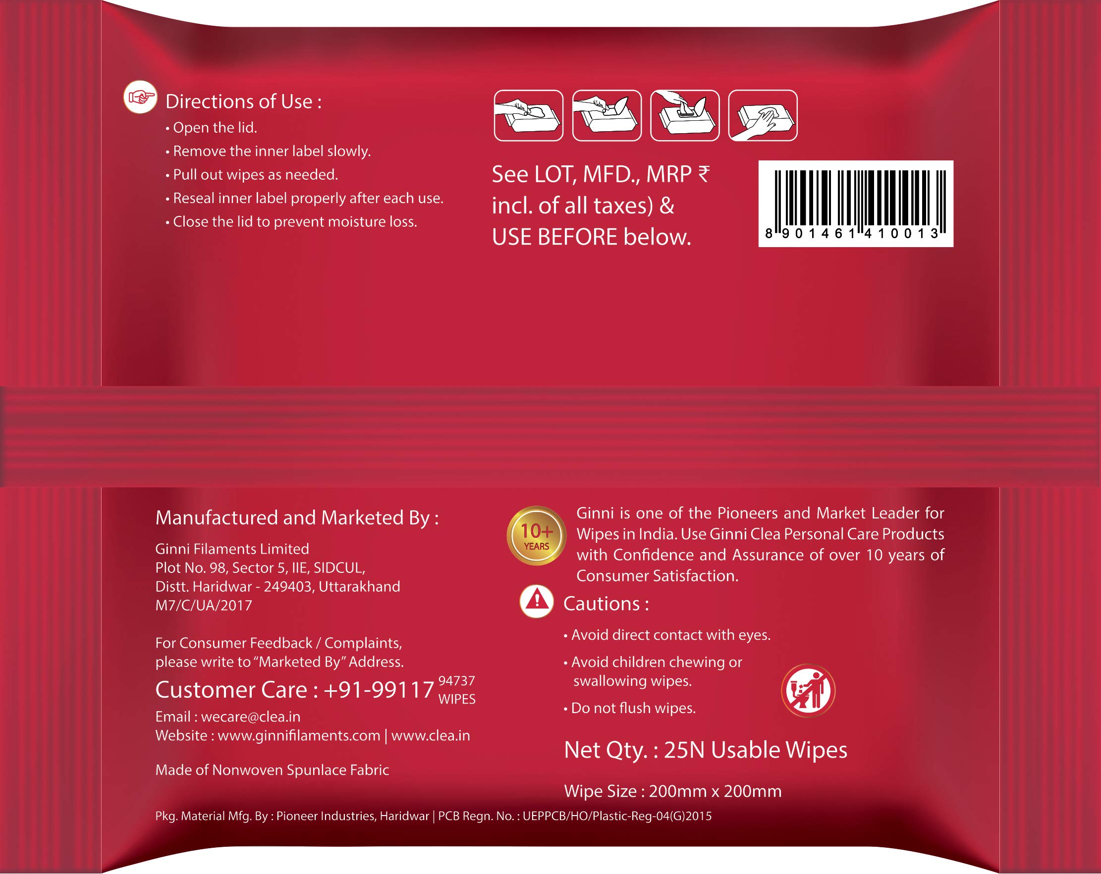 Clea Rose & Milk Moisturizing Facial Cleansing Wipes - Makeup Remover & Face Cleanser (25+10+8 Count, 3-Pack) | Travel, Gym & Daily Skincare Routine
