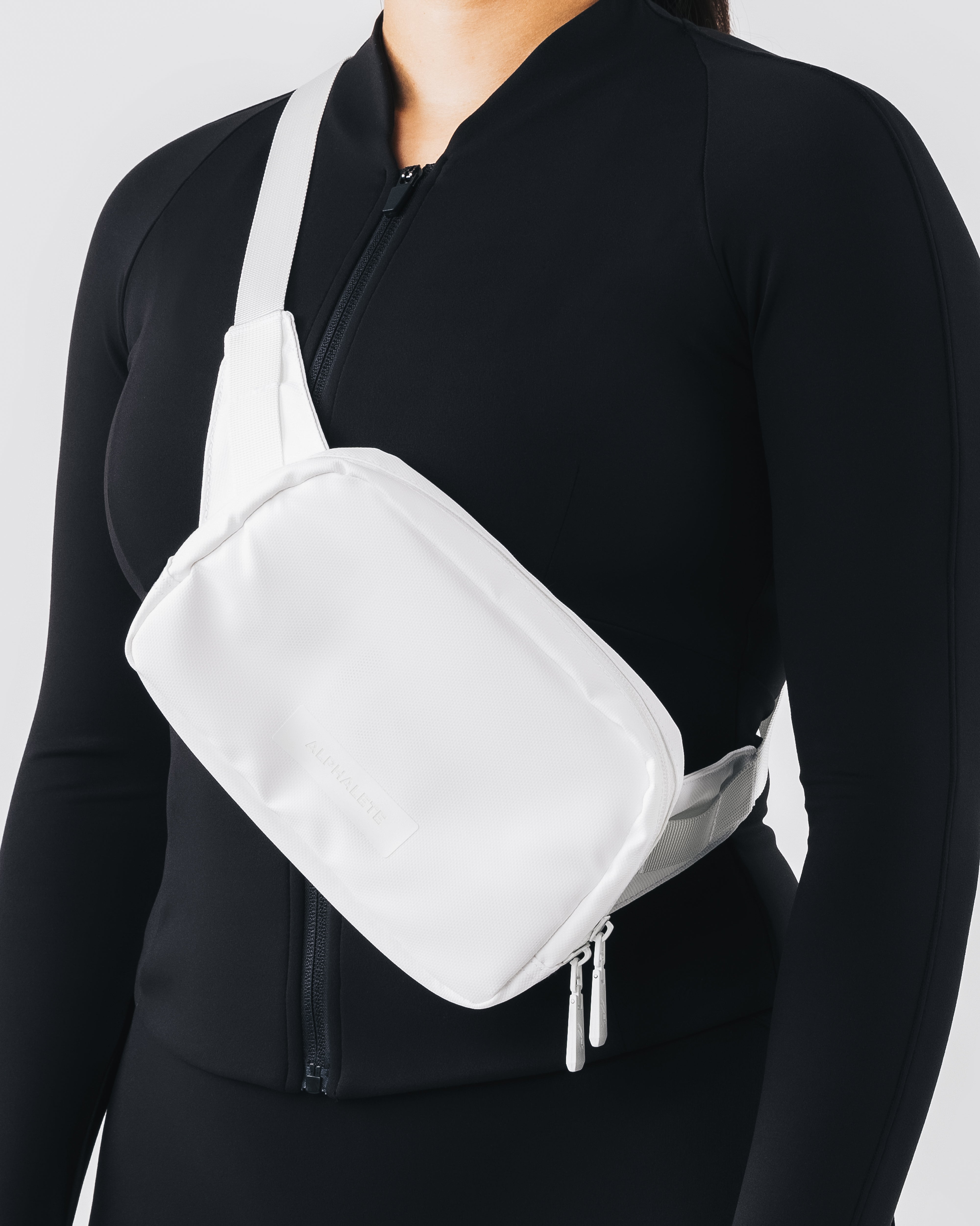 Core Crossbody Bag in White - Stylish & Lightweight for Everyday Use, Travel, and Shopping