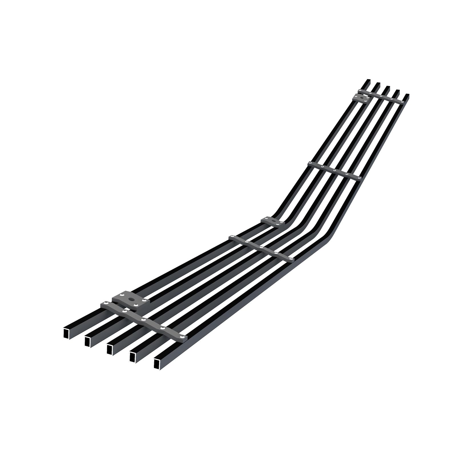 APS Compatible with Chevy Camaro 1978-1981 Lower Bumper Stainless Steel Black Horizontal Billet Front Grill Grille Insert C86844J | Replacement Part for Classic Car Restoration & Customization | Perfect for Car Shows, Restoration Projects & Performance Upgrades