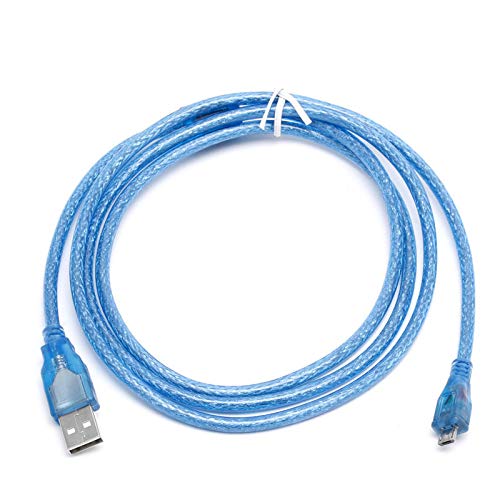 1.5M USB 2.0 A Male to Micro B 5pin Male High-Speed Data Charger Cable - 28/24AWG Digital Cable for Smartphones, Tablets & Power Banks - Perfect for Charging & Fast Data Transfer at Home, Office or Travel