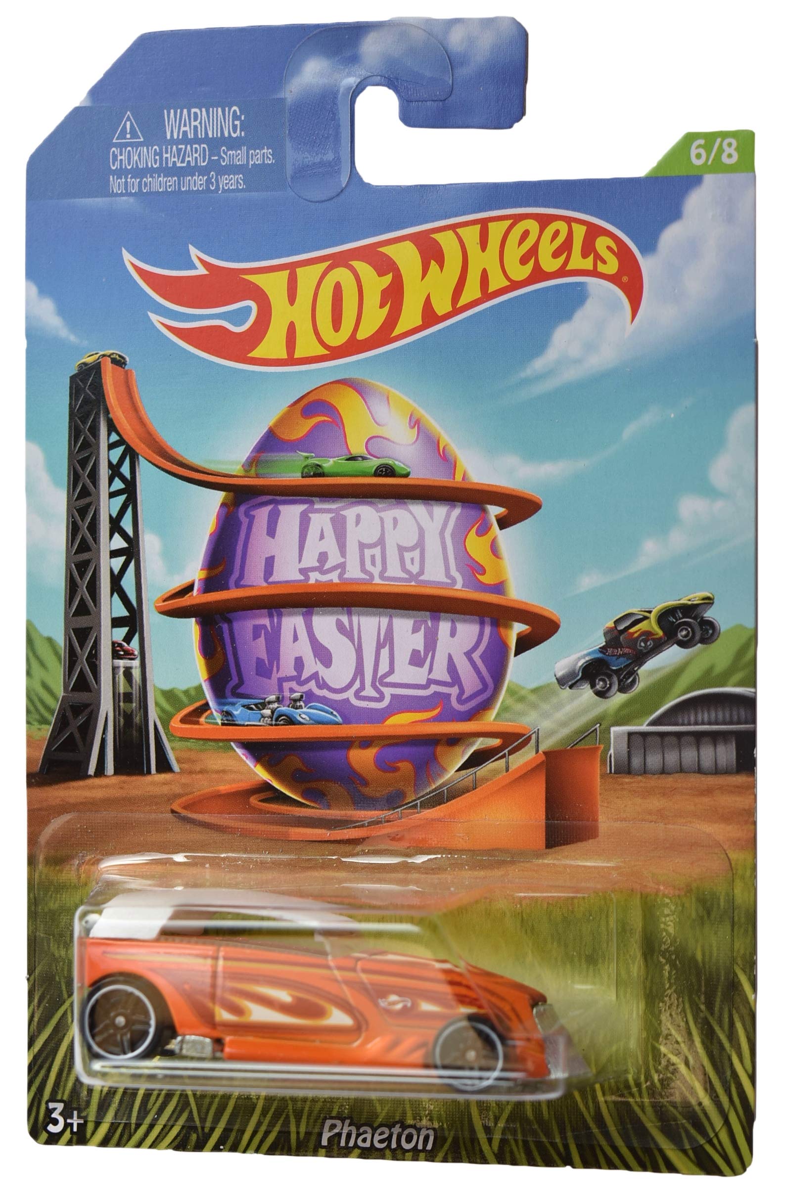 Hot Wheels 2014 Easter Phaeton 6/8 Orange Die-Cast Car - Limited Edition Collectible Toy for Kids & Adults - Perfect for Easter Gifts, Playtime & Display